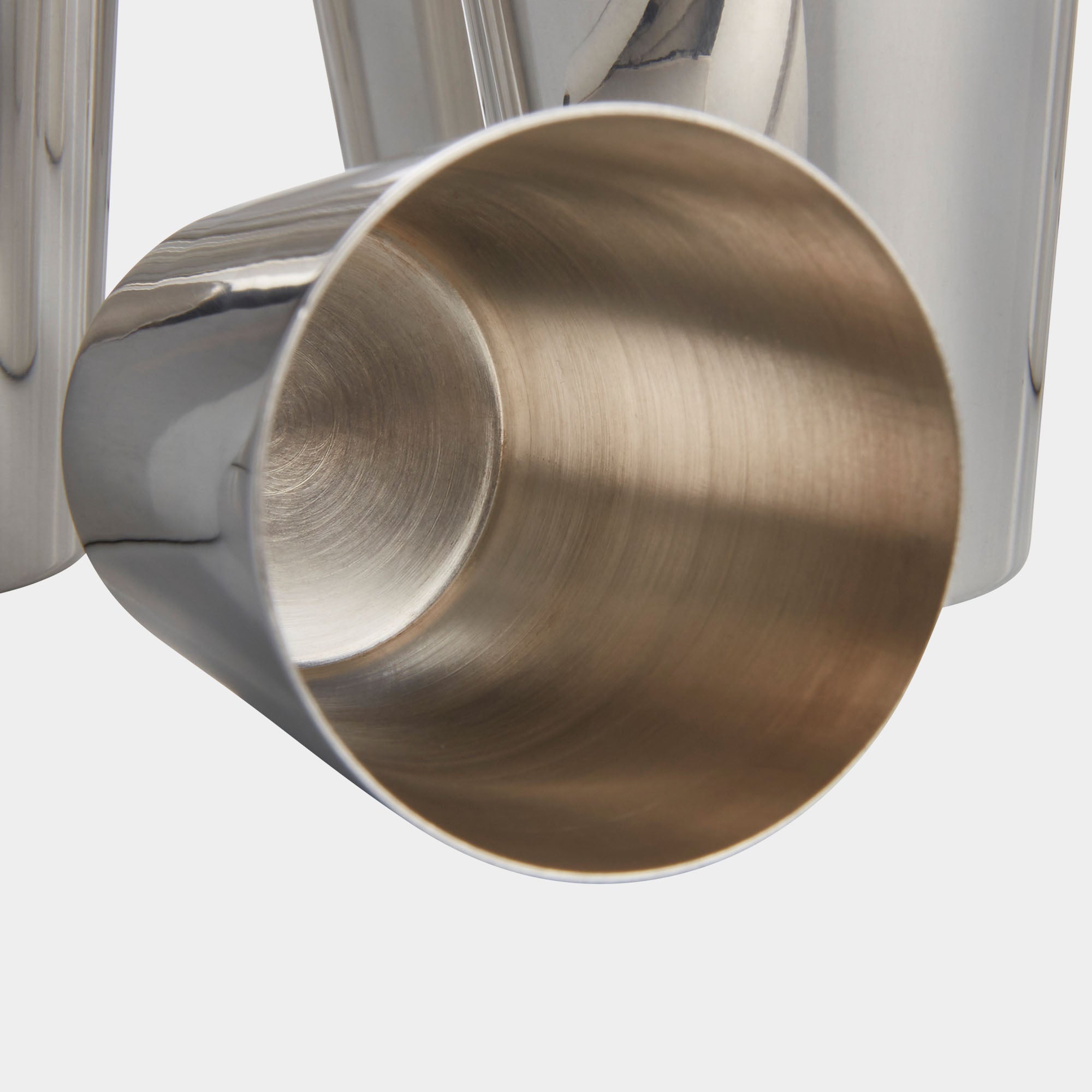 12 schlichte Schnapsbecher aus 800er Echtsilber - Bild 2