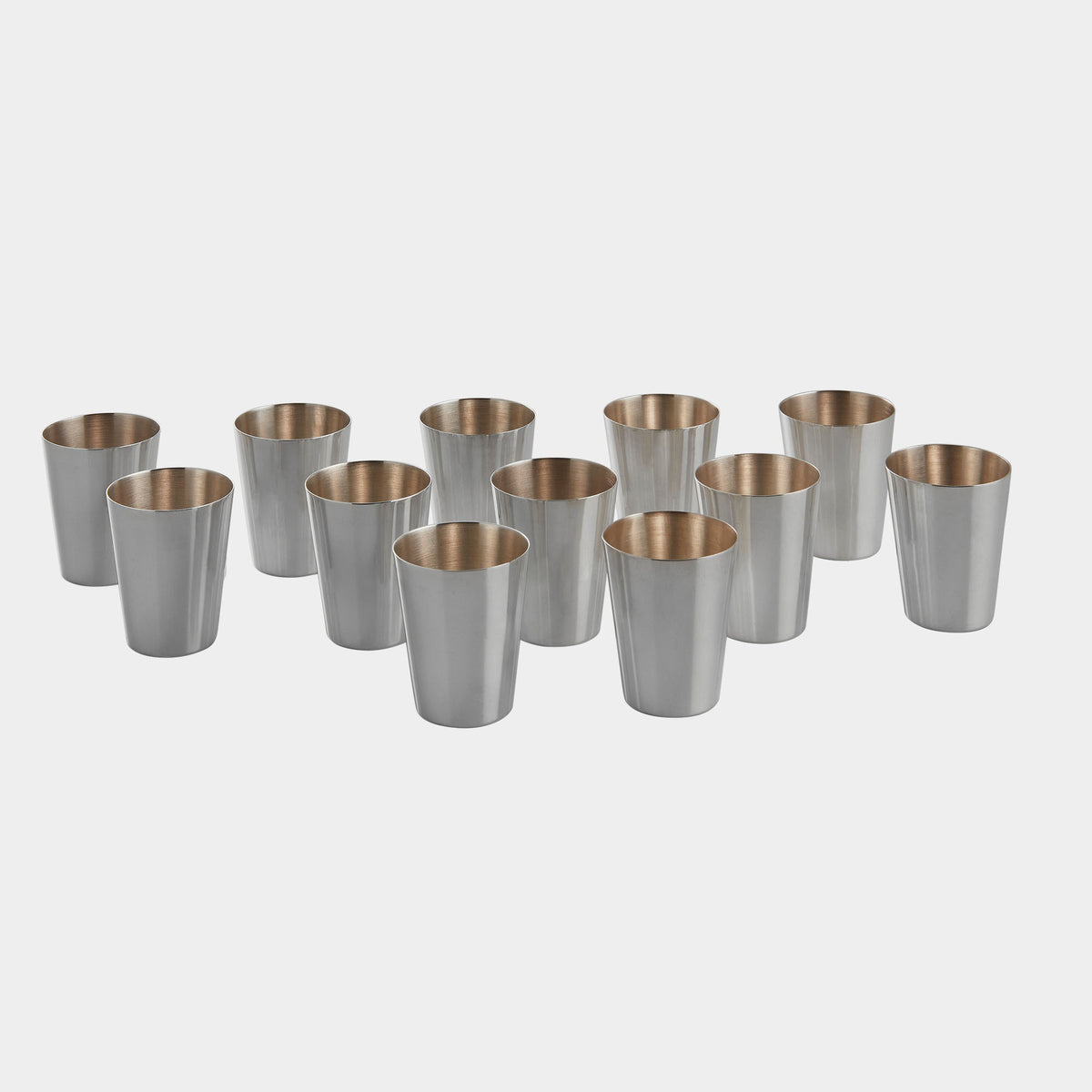 12 Schnapsbecher aus 800er Silber