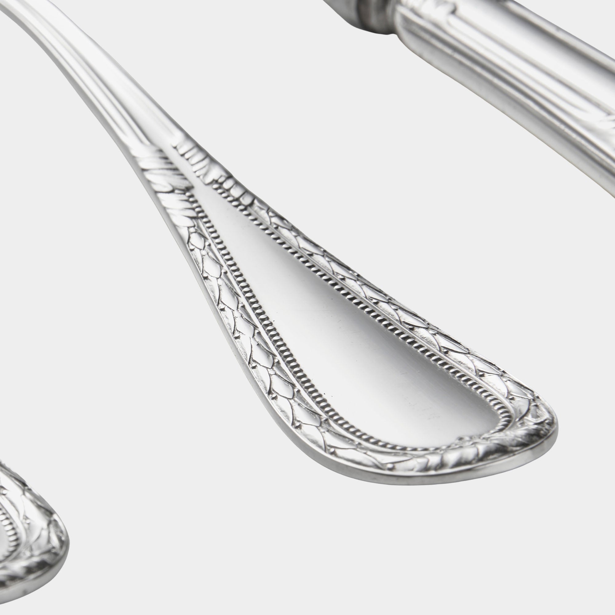 128-teiliges Besteck Ludwig XVI - 800er Silber - Bild