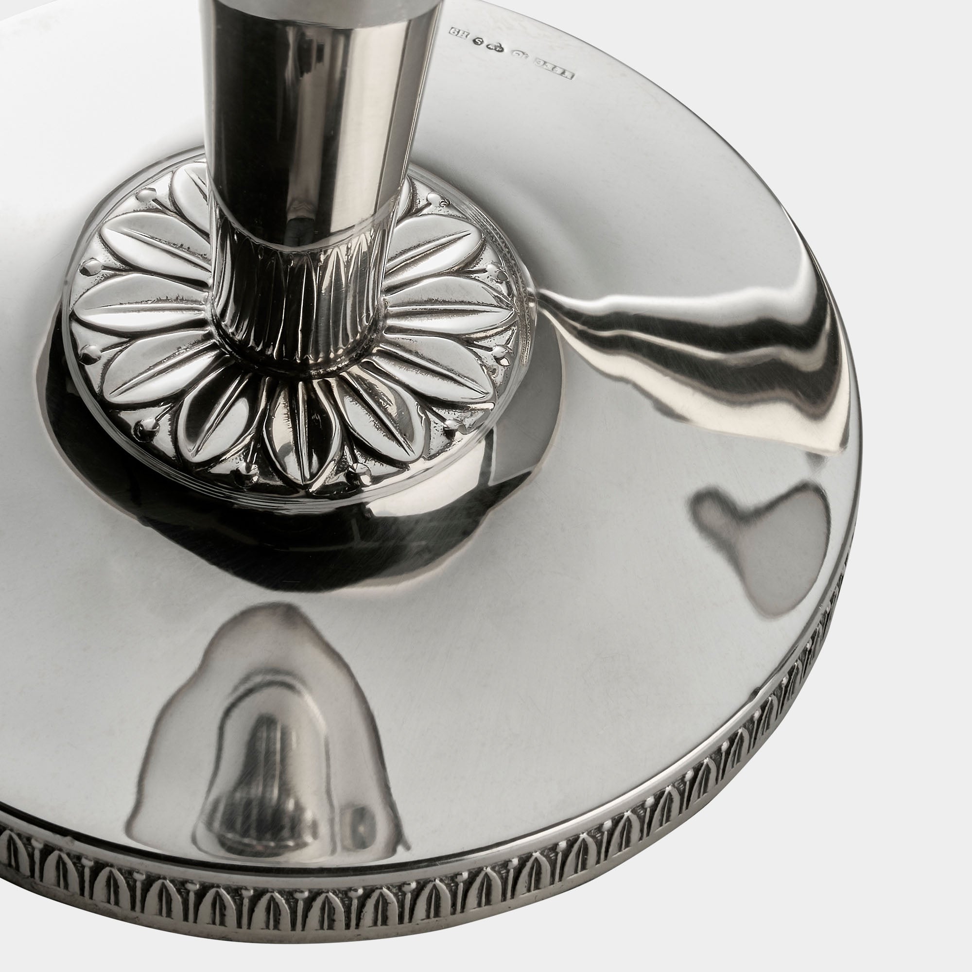 2er Paar 830er Silberleuchter - Bild 2