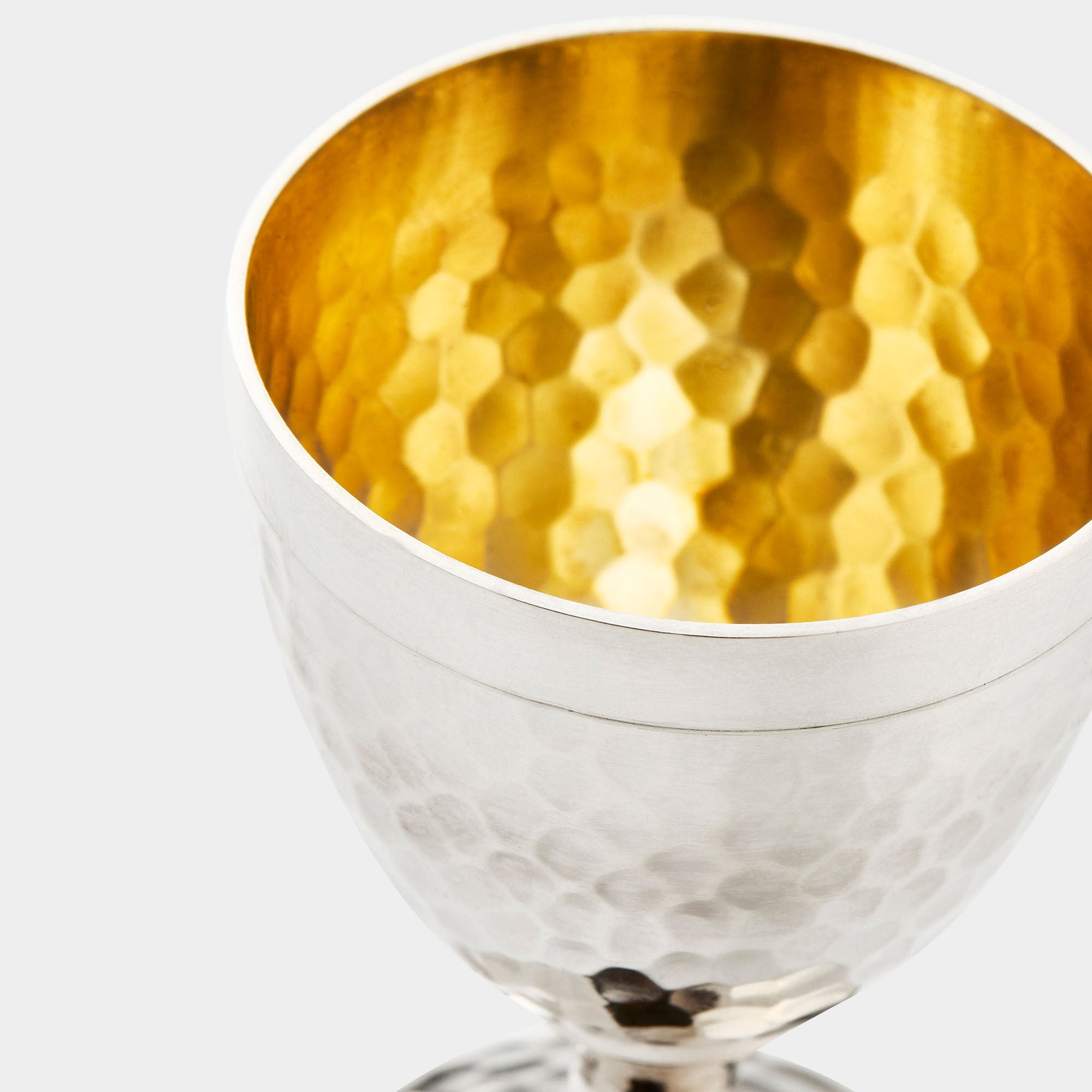 Eierbecher-Set 800er Silber mit Löffel von Koch & Bergfeld - Bild 3