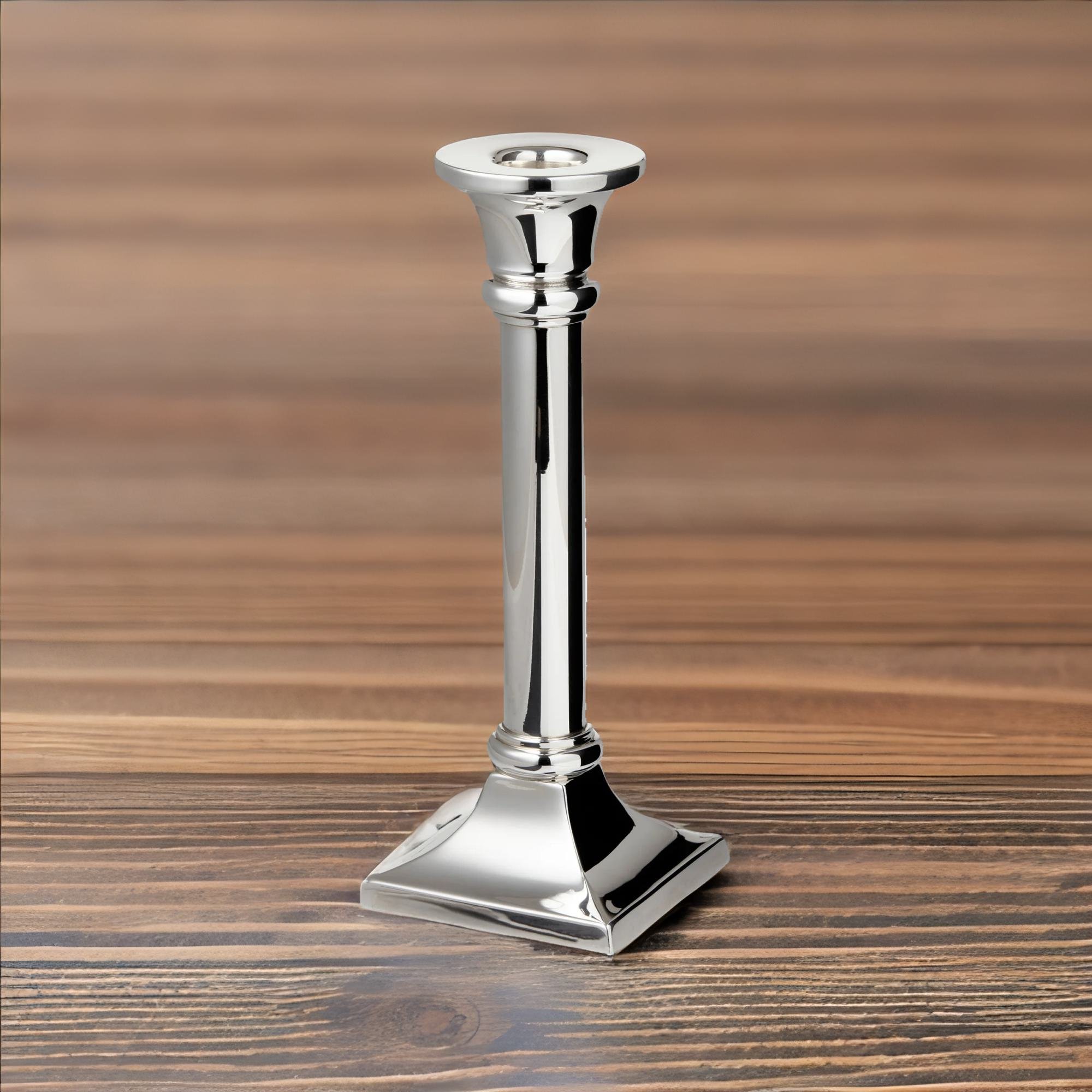 Handgefertigter 925er Echtsilber-Leuchter im Bauhausstil - Bild 4