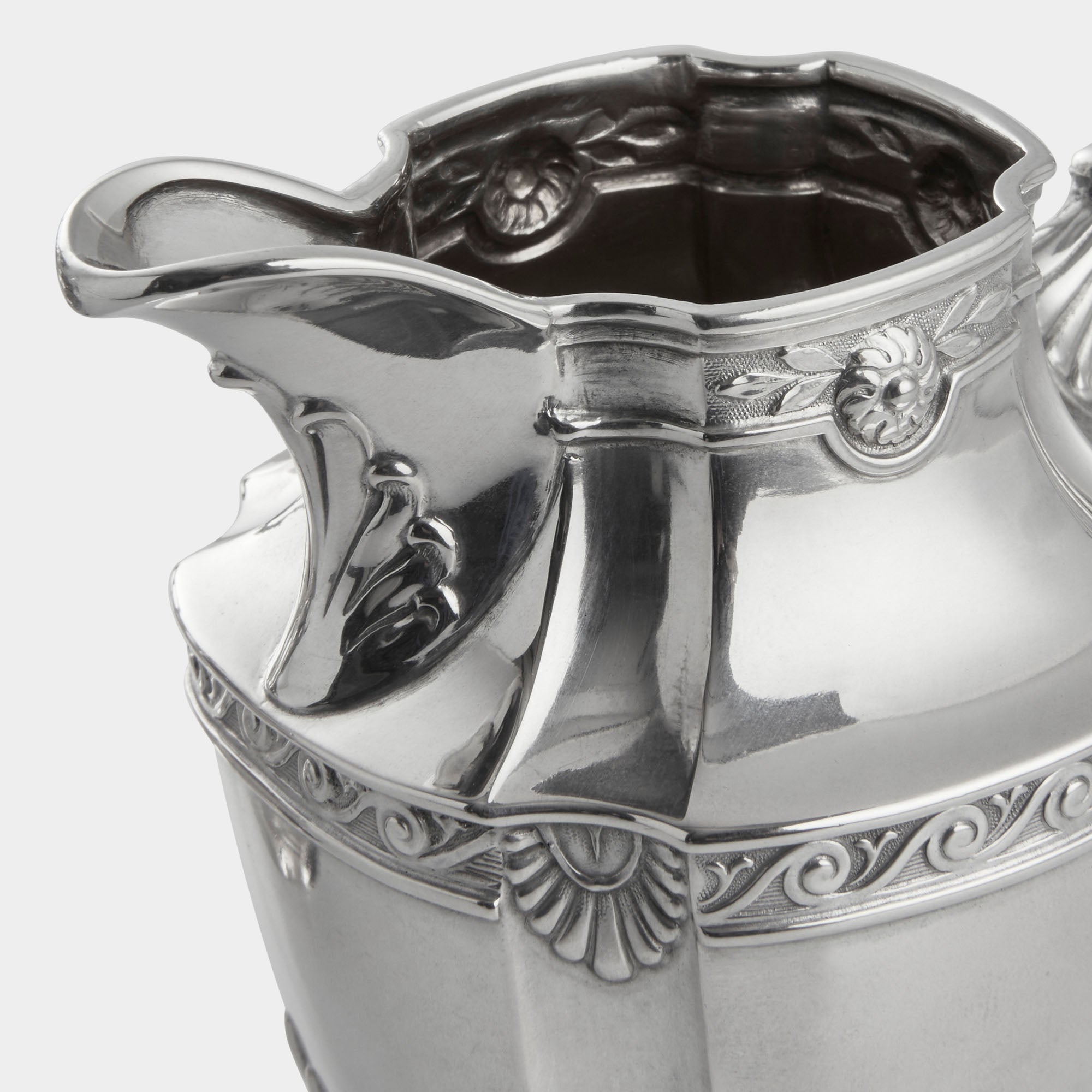 3-teiliges Teeservice aus 800er Silber - Bild 4