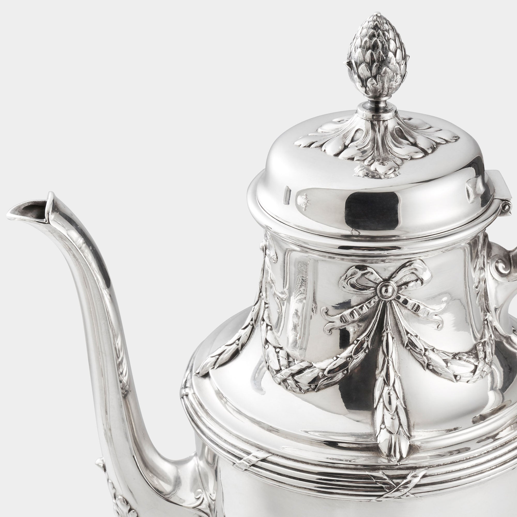 4-teiliges Kaffee-/Teeservice aus 800er Silber - Bild 6