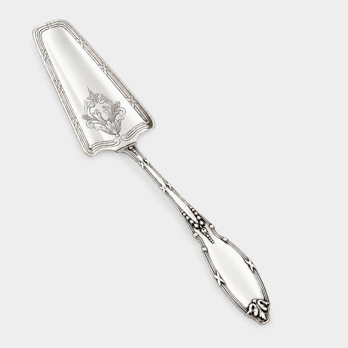 Tortenheber aus 800er Silber mit Schleifendekor - Delheid - Bild 3