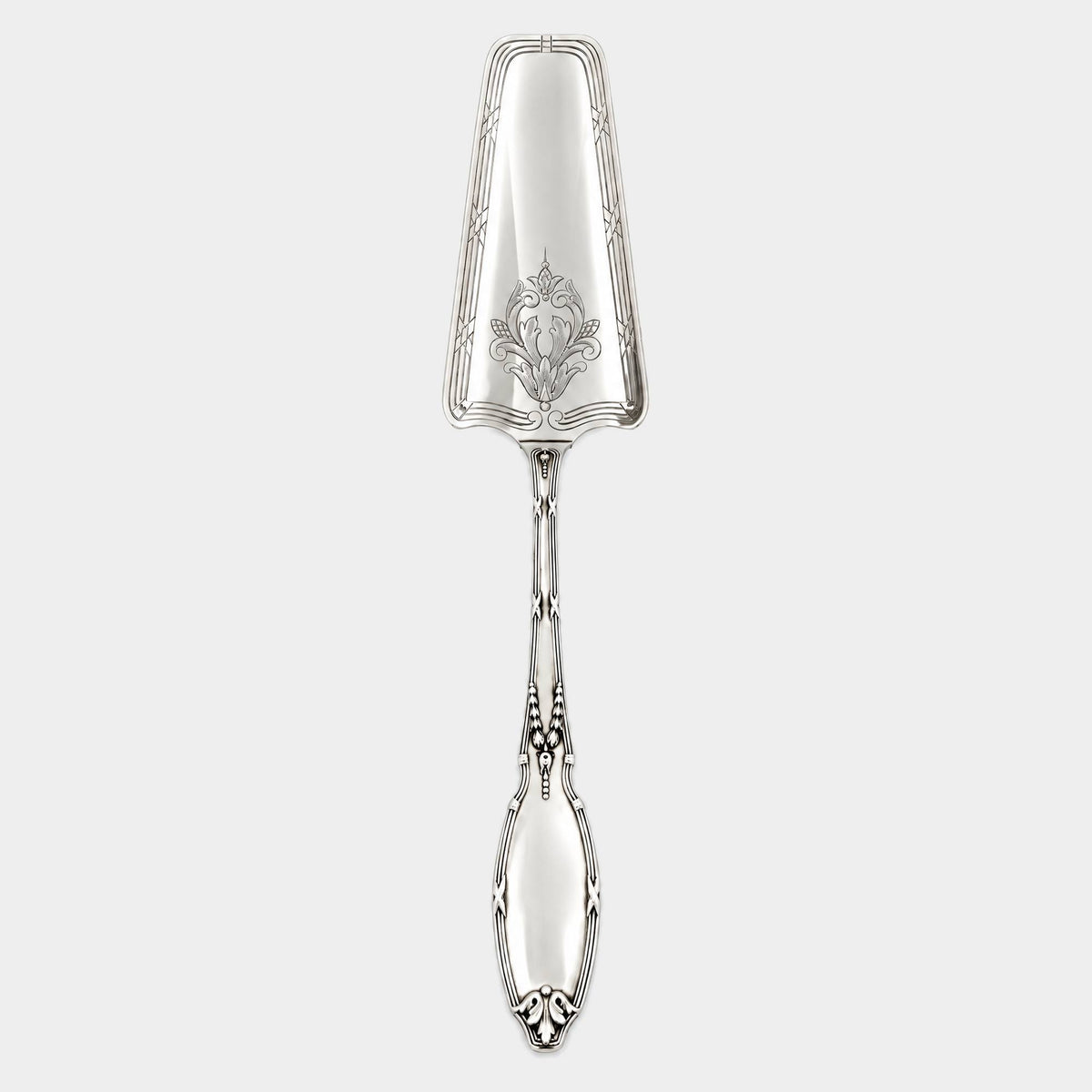 Tortenheber aus 800er Silber mit Schleifendekor - Delheid - Bild 1