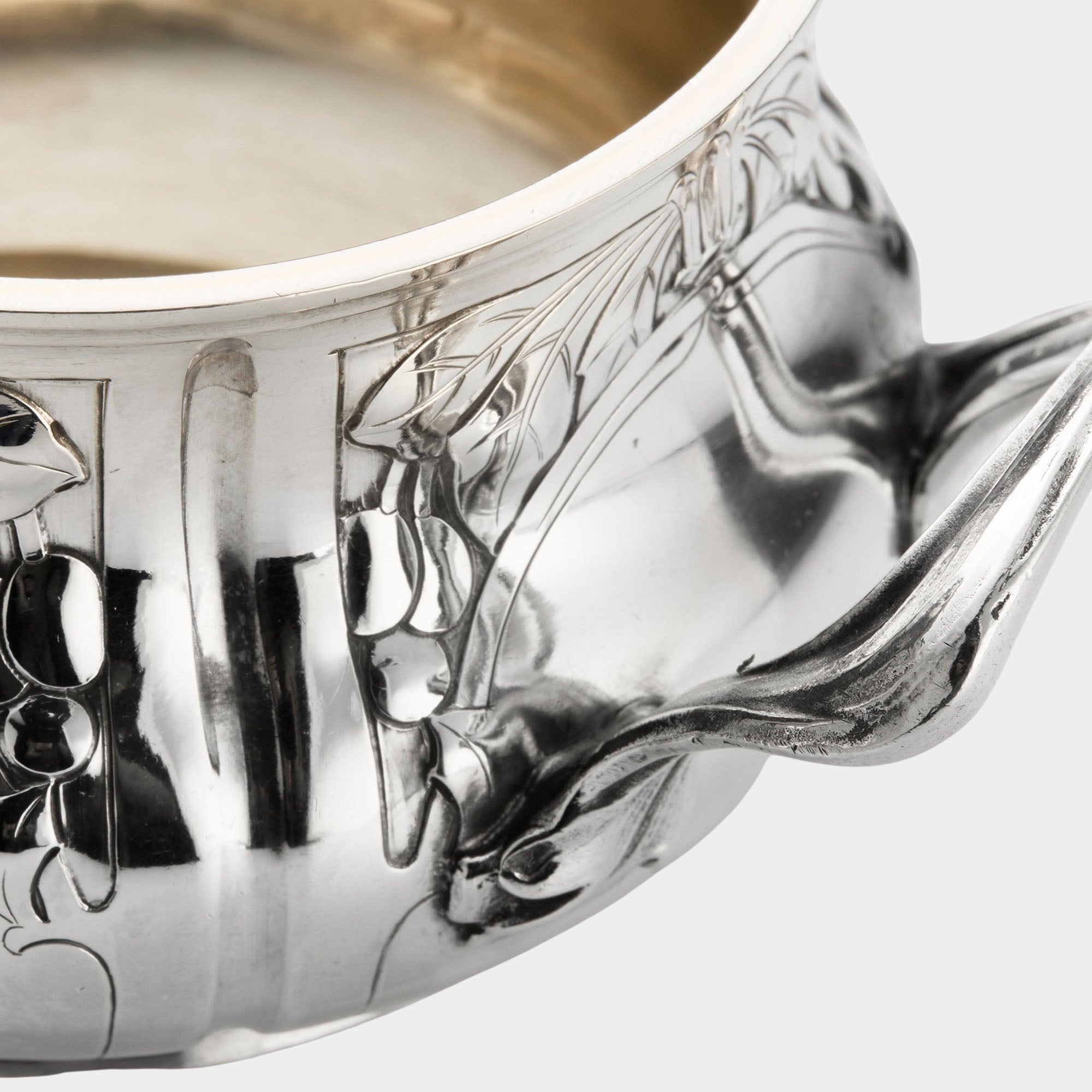 2-tlg. Sahneservice aus 800er Silber - Bild 3