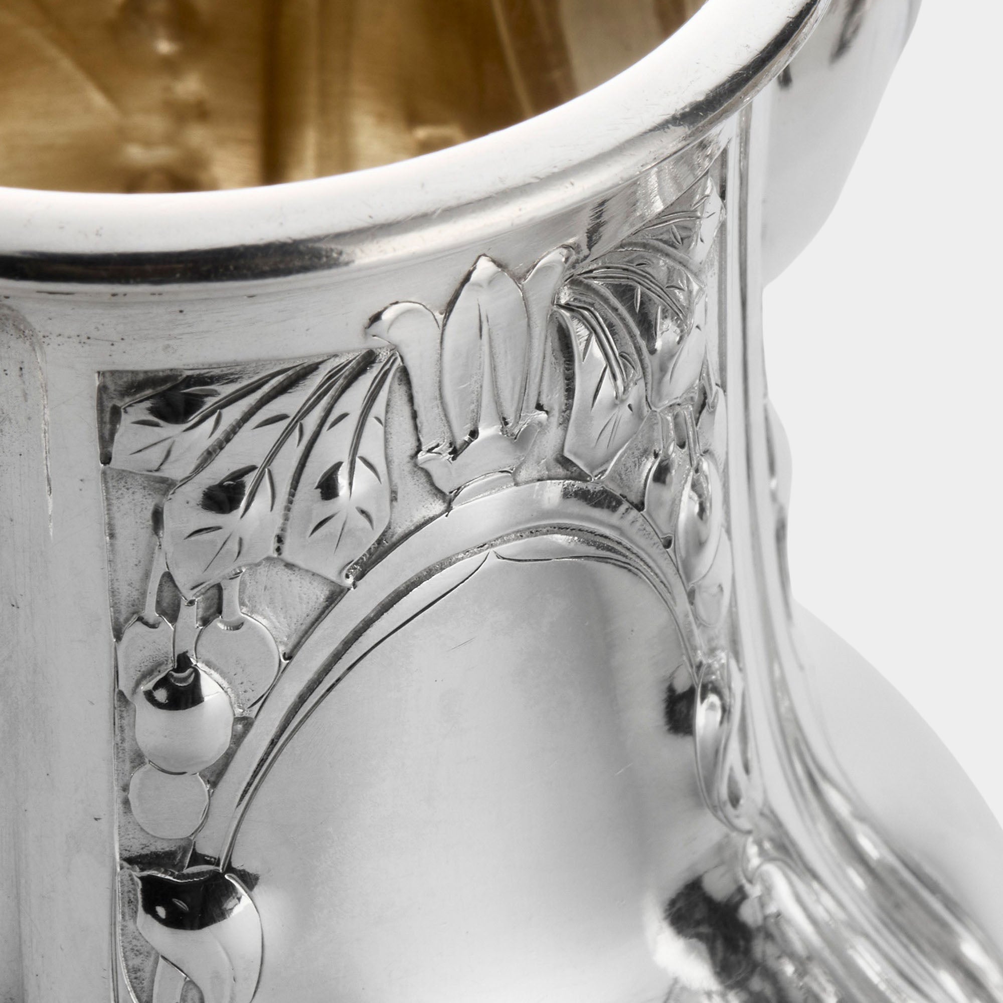 2-tlg. Sahneservice aus 800er Silber - Bild 6