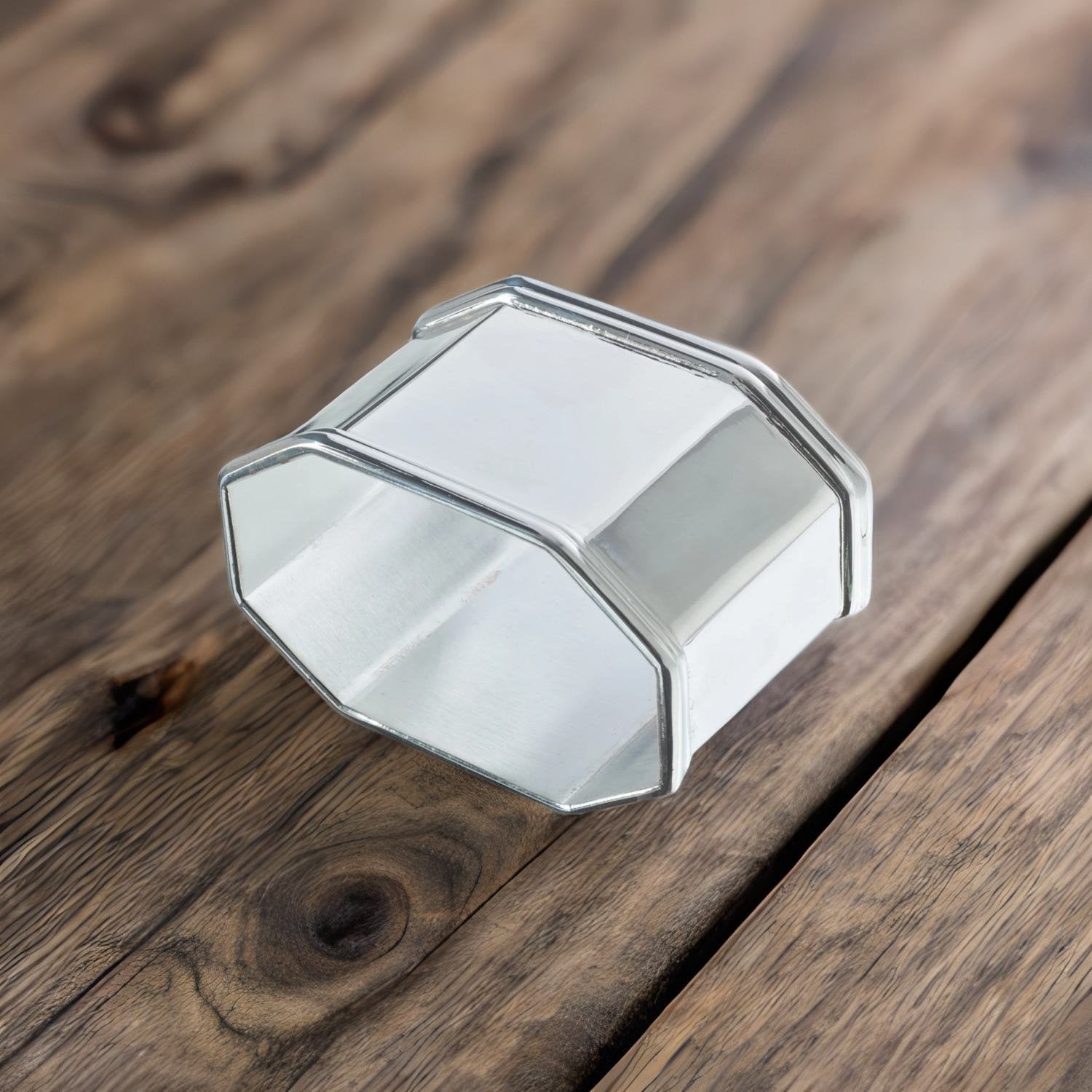 Eleganter 925er Echtsilber Serviettenring aus Italien - Bild 3