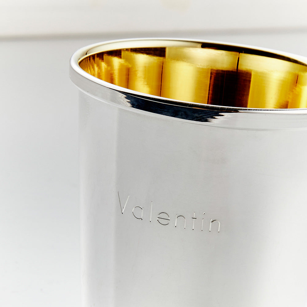 Gravur "Valentin" auf Silber Produkt