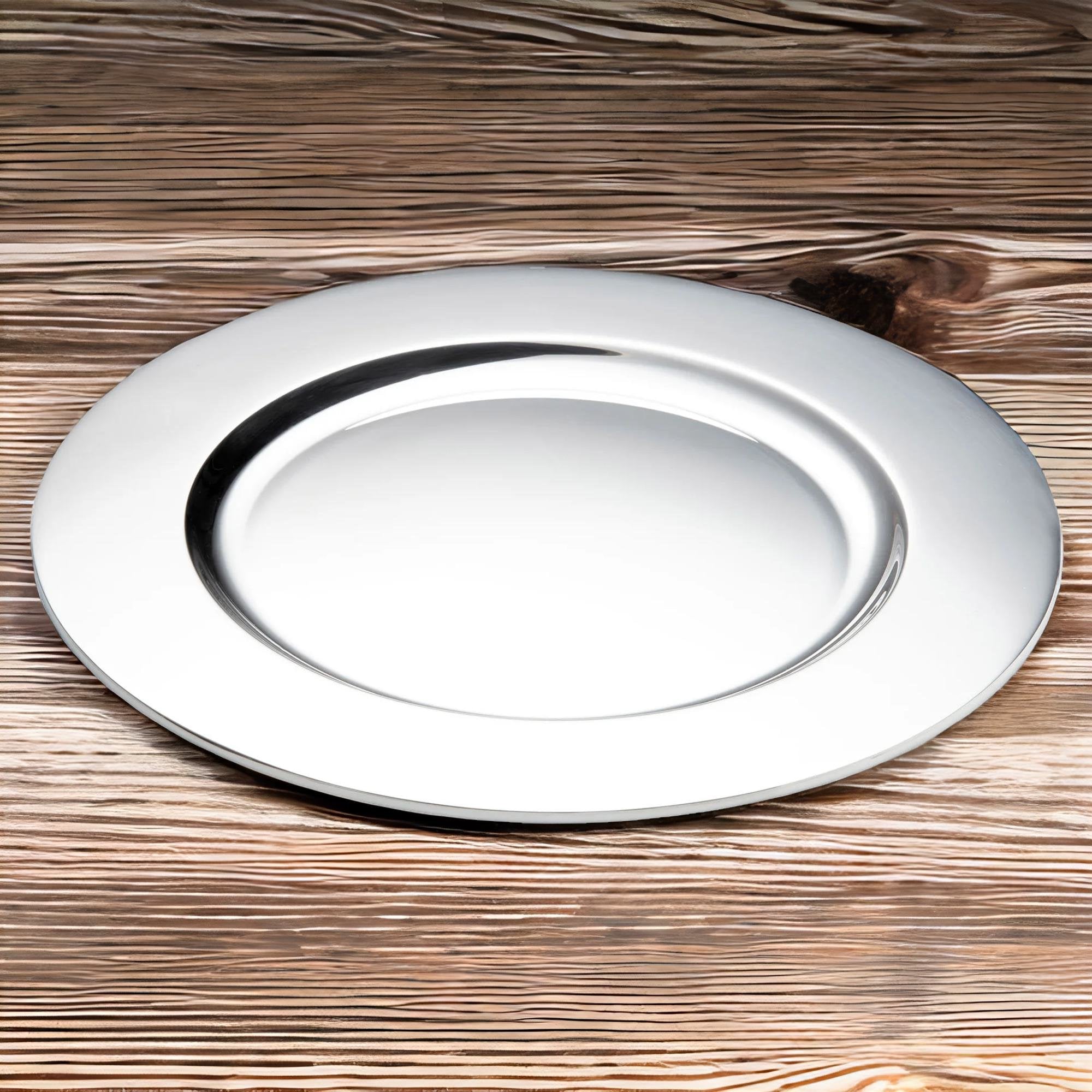 Eleganter 925er Silber-Platzteller: Hochglanz & Bauhaus-Design - Bild 5