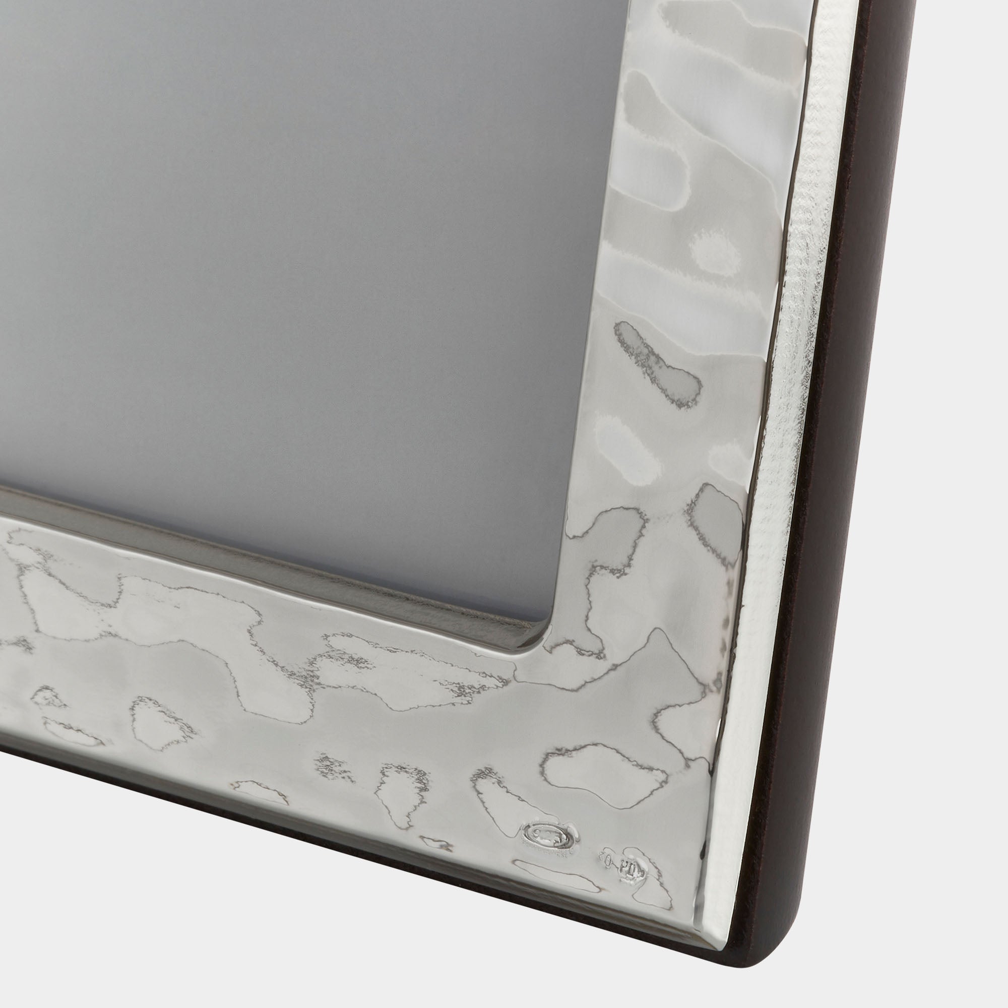 925er Echtsilber-Bilderrahmen mit Hammerschlag - 10x15cm - Bild 2