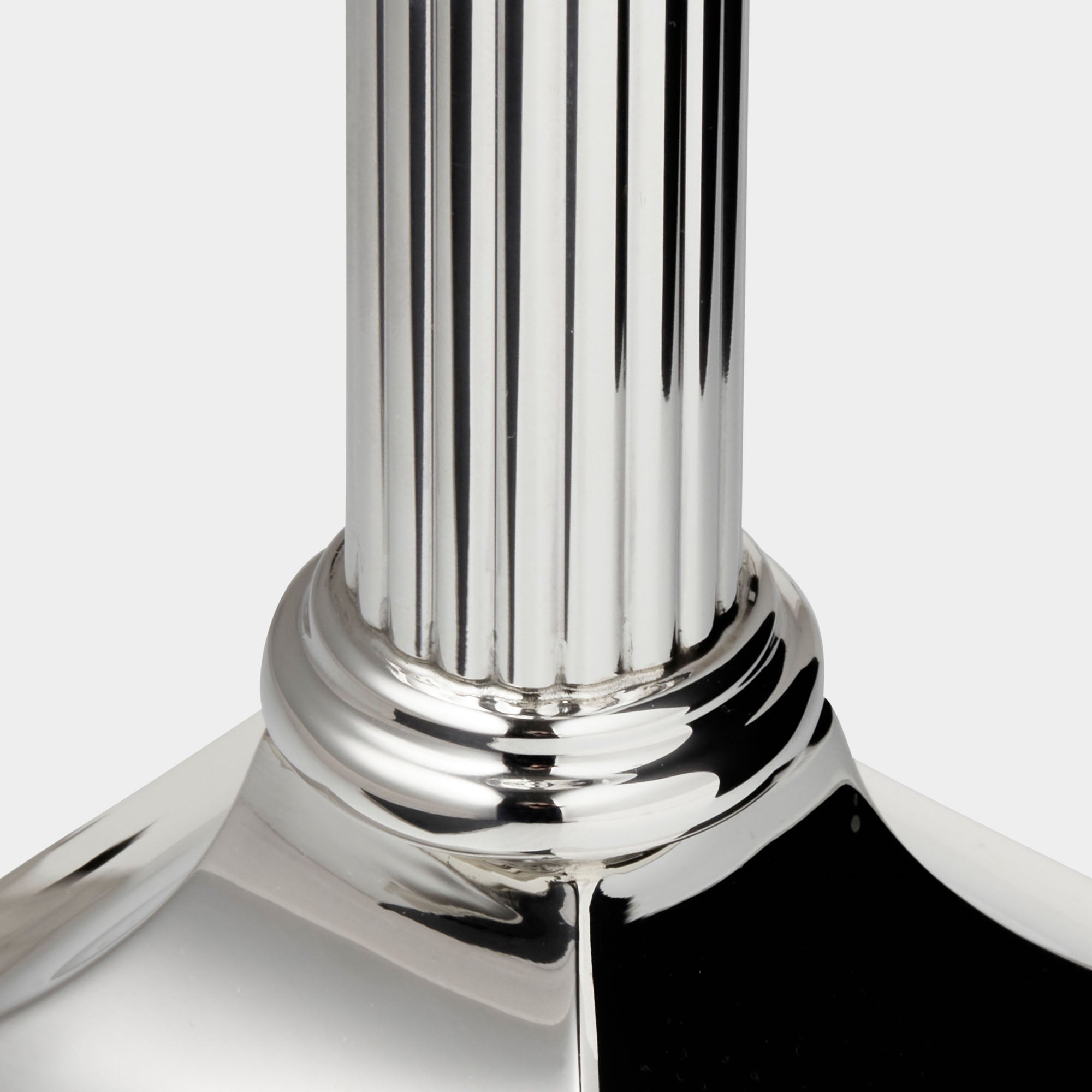 Eleganter Silberleuchter im Bauhausstil - 20cm Höhe - Bild 2