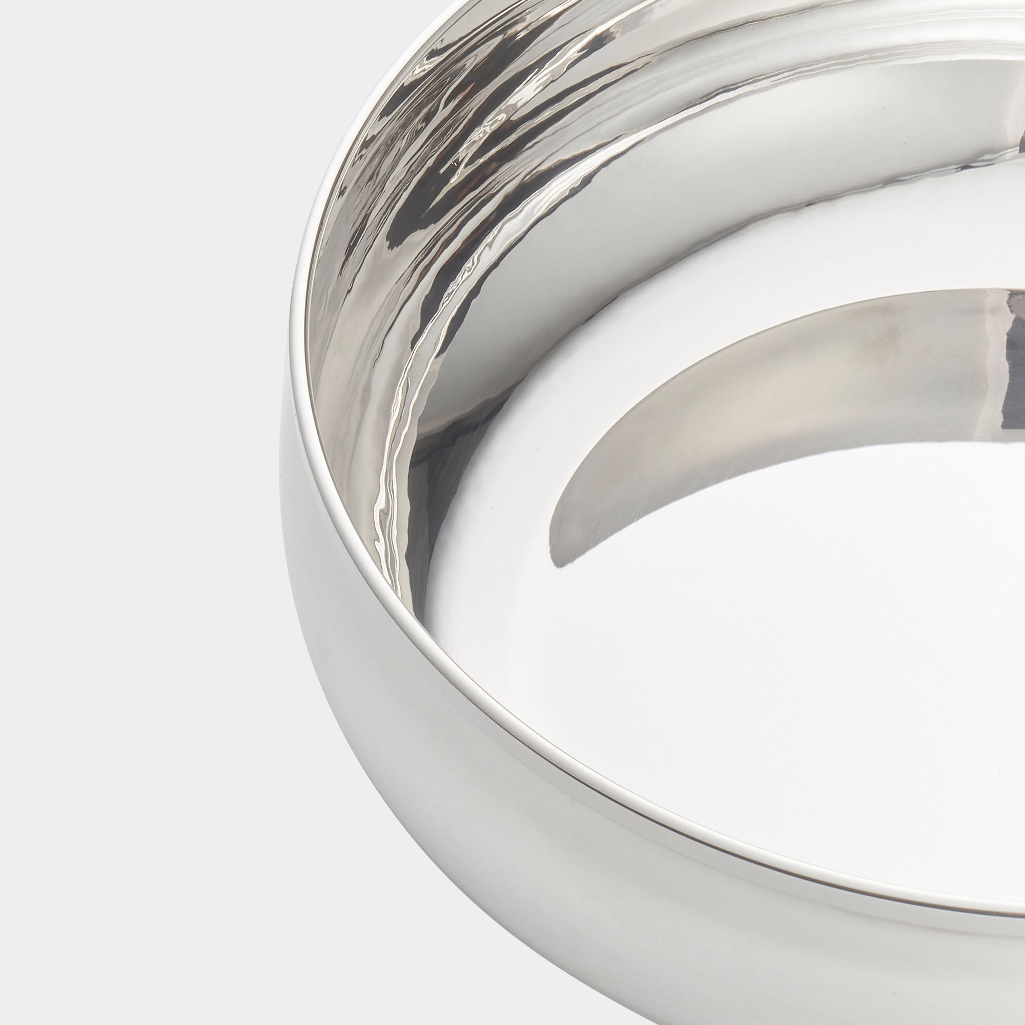 Italienische Silberschale rund: 800er Echtsilber, 285g - Bild 3