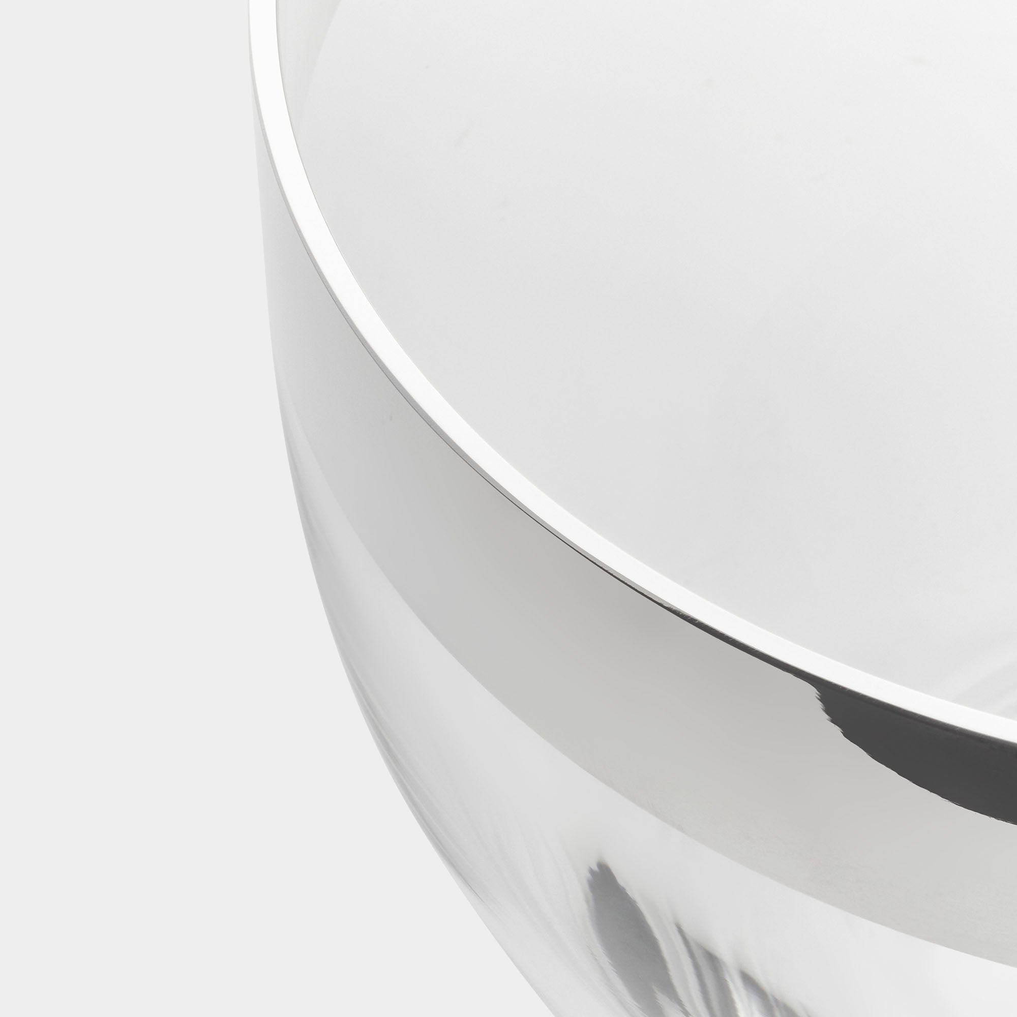 Glasschale mit Feinsilberrand - Höhe 14,5 cm - Bild 2