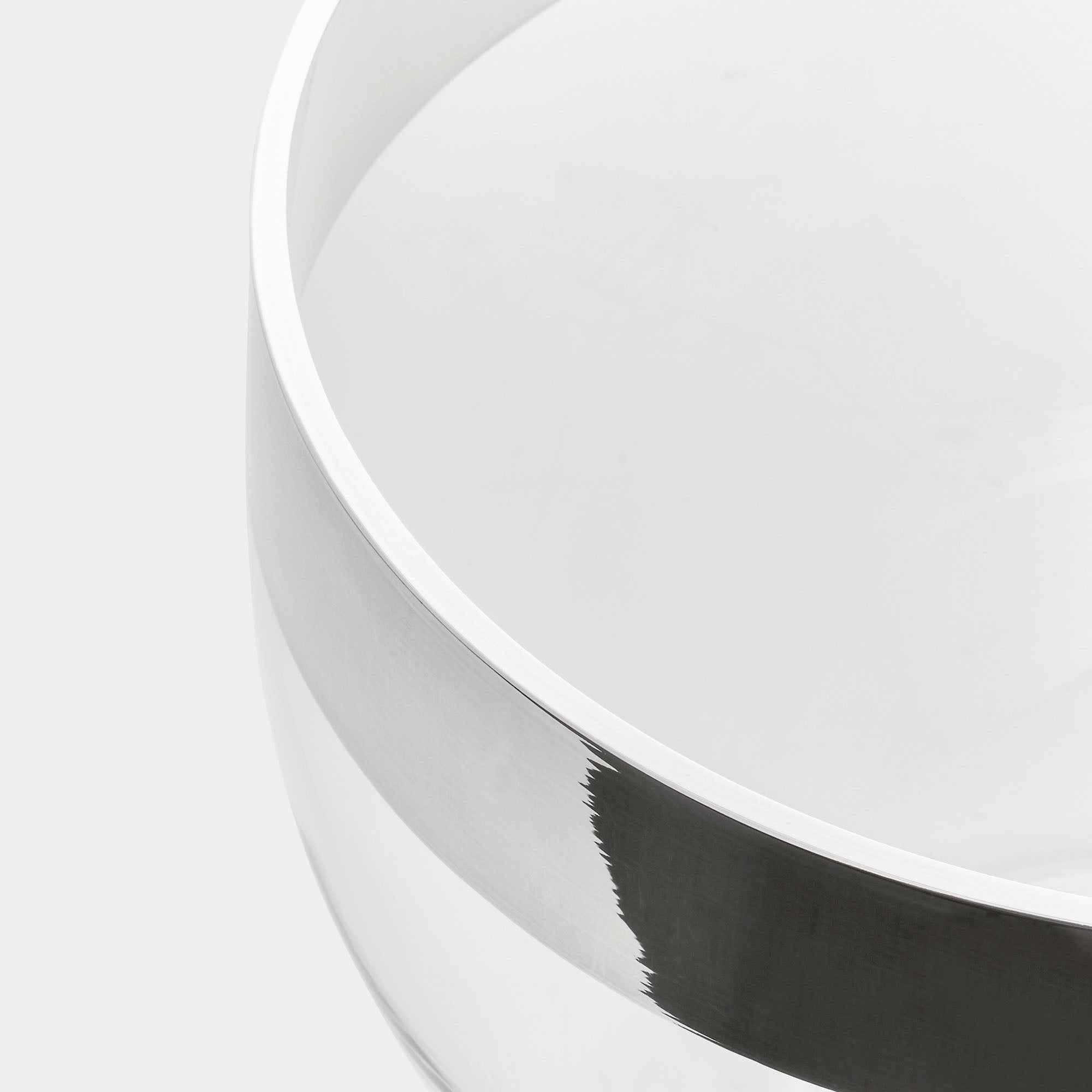 Glasschale mit Feinsilberrand - Höhe 16,5 cm - Bild 2