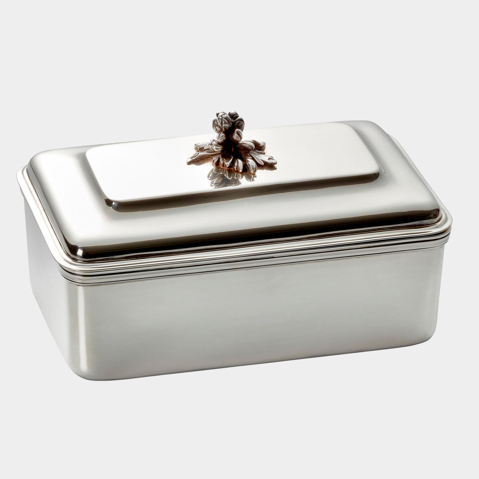 Exquisite 950er Silberdose, handgefertigt von Puiforcat - Bild 1