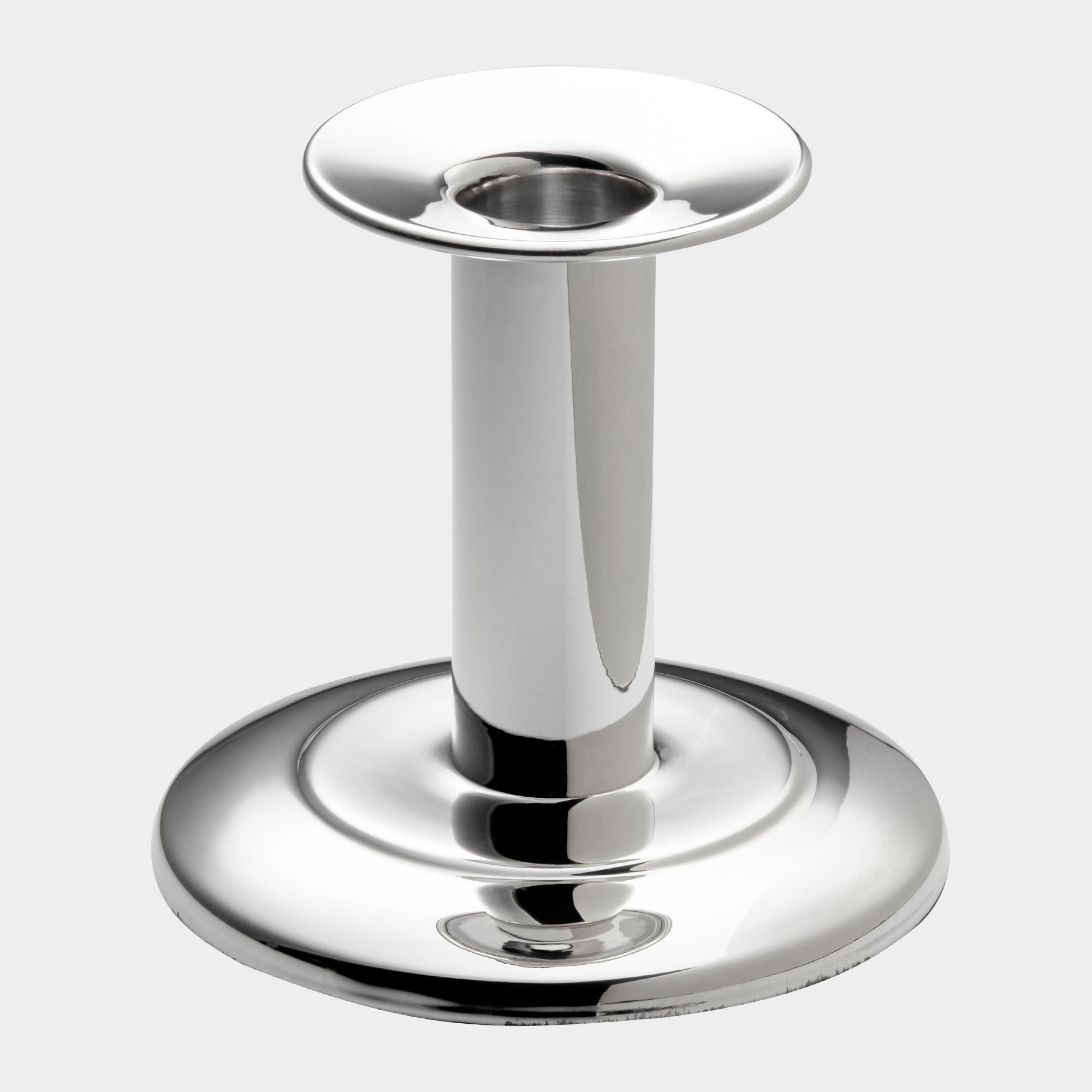 925er Echtsilber Leuchter mit rundem Fuß – Handarbeit aus Deutschland - Bild 1