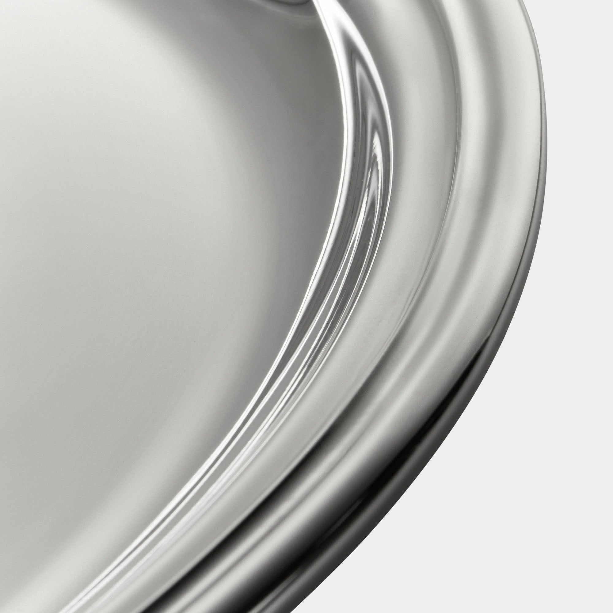 Elegantes 925er Echtsilber Oval-Tablett - Bild 3