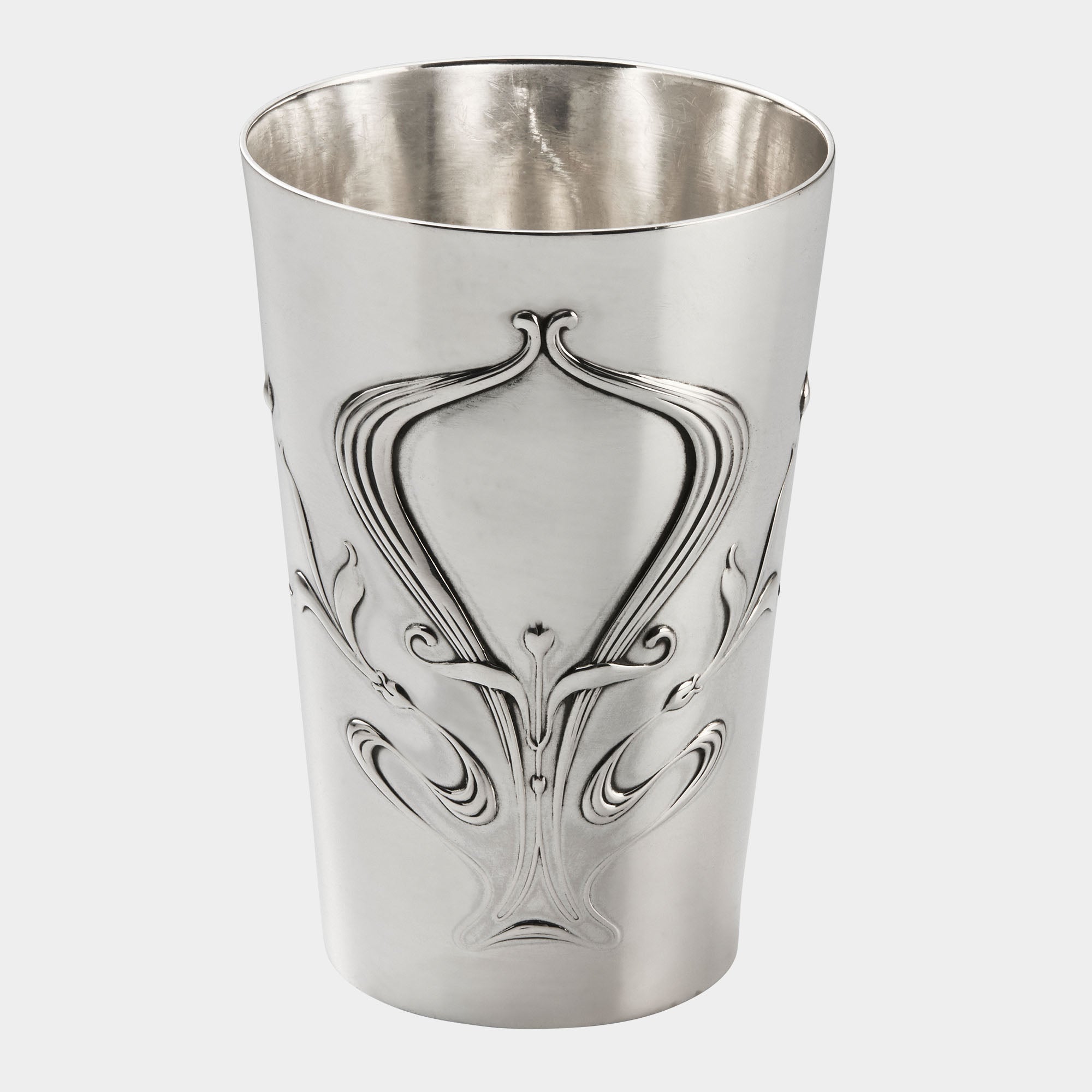 Jugendstil-Silberbecher aus 800er Silber - Bild 2