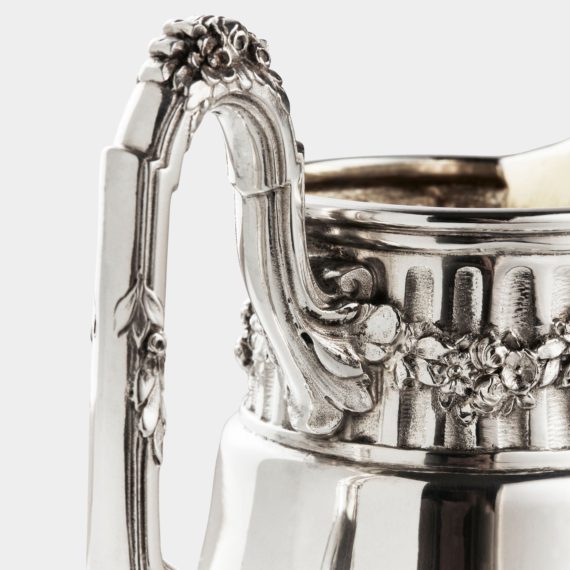 Milchkännchen - 800er Silber - Koch & Bergfeld, 15 cm - Bild 5