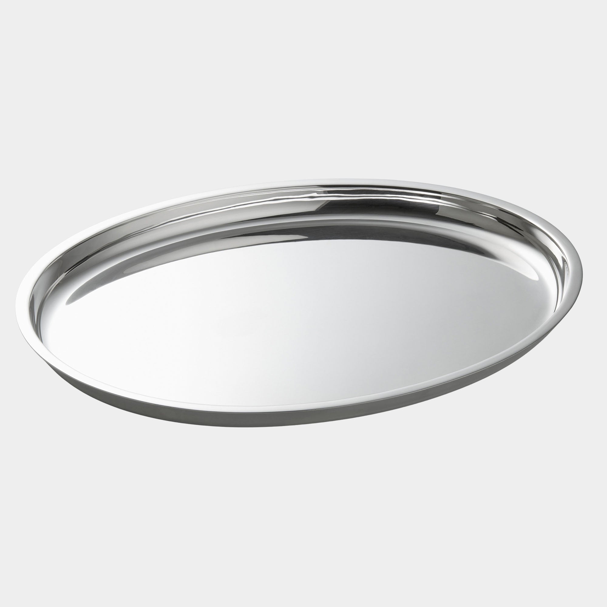Ovales Tablett aus 925er Silber - Bild 1