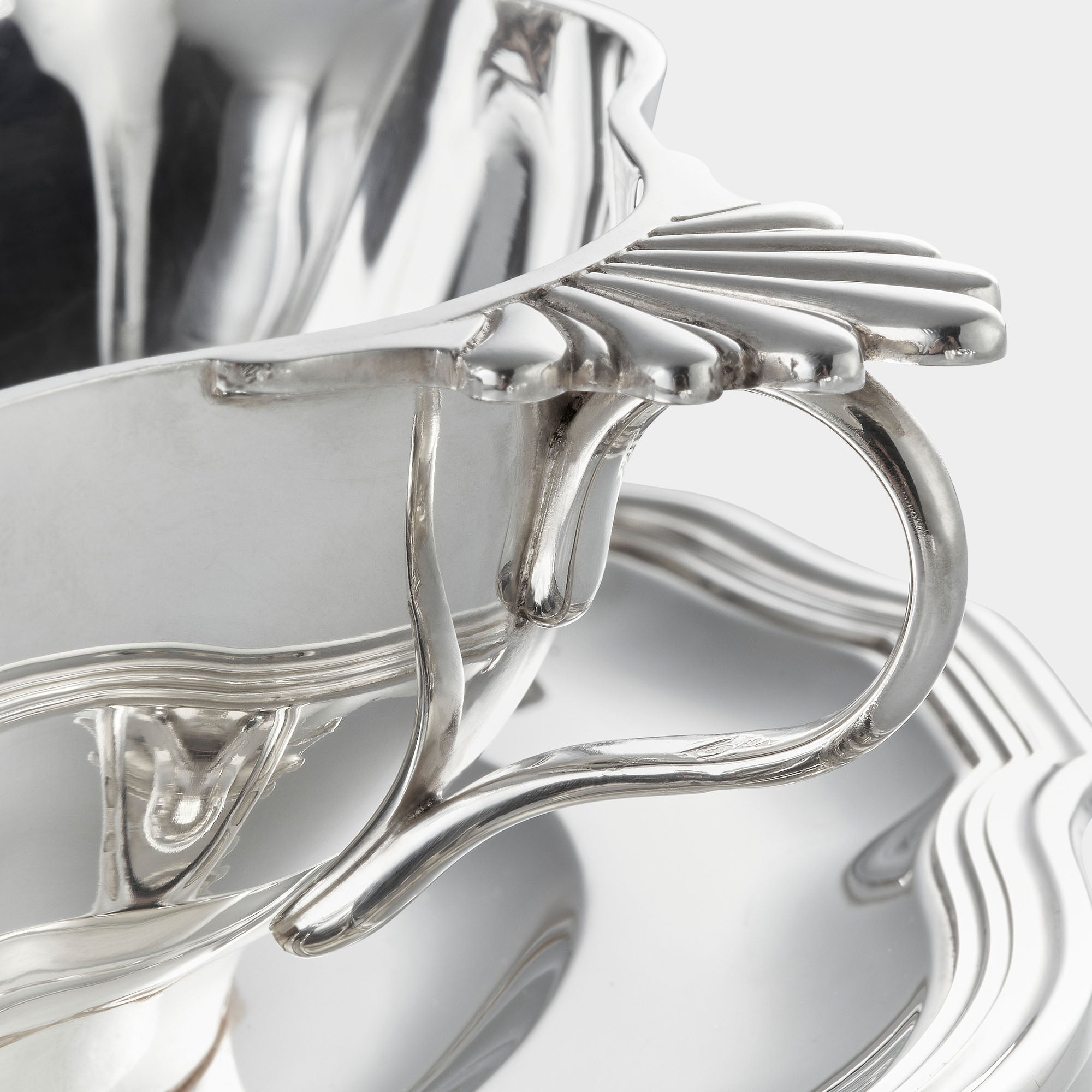 Handgefertigte Sauciere aus 950er Echtsilber - Pariser Eleganz - Bild 7