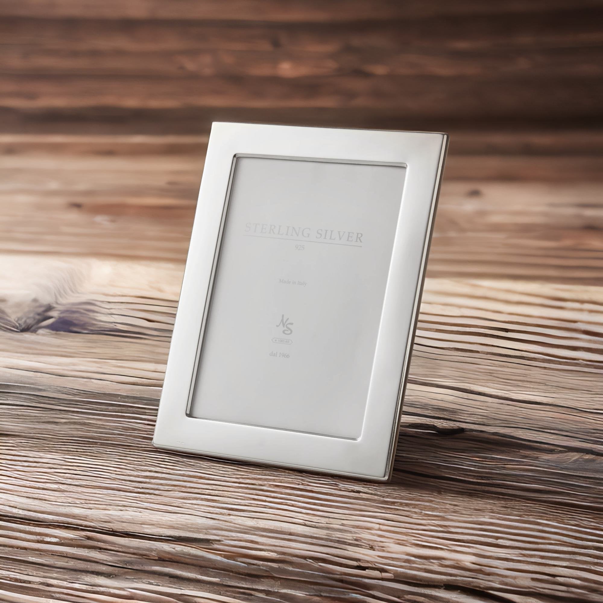 Schlichter Bilderrahmen aus 925er Echtsilber - Bild 4