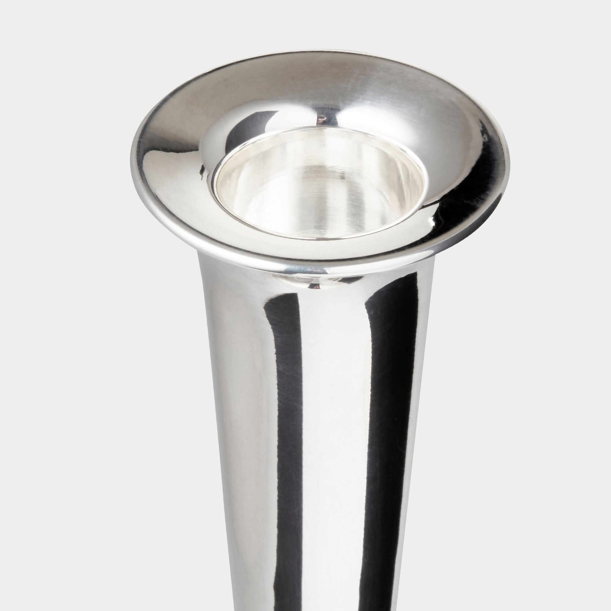 Luxus Silberleuchter: 20 cm Höhe & 162g mit Silberplatte-Fuß - Bild 3