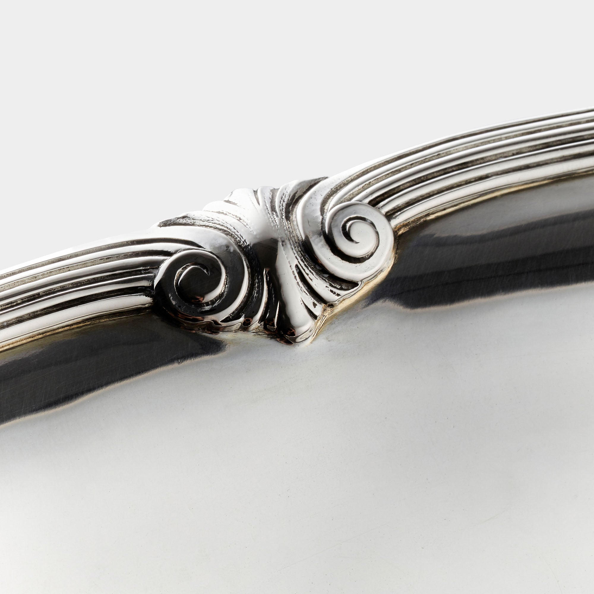 Silberschale - 800er Silber - Koch & Bergfeld - 541 g - 4 Füße - Bild 3