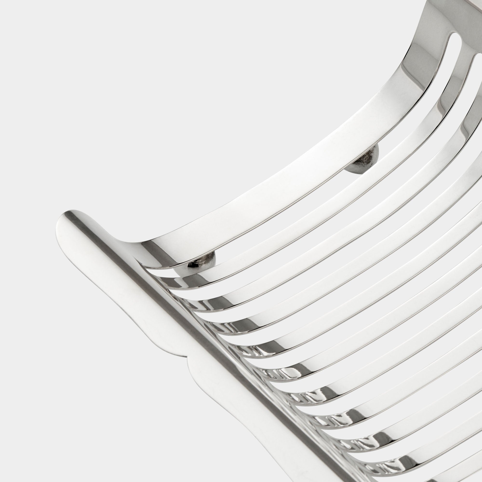 Spargel-Abtropfschale aus 830er Silber - Bild 4