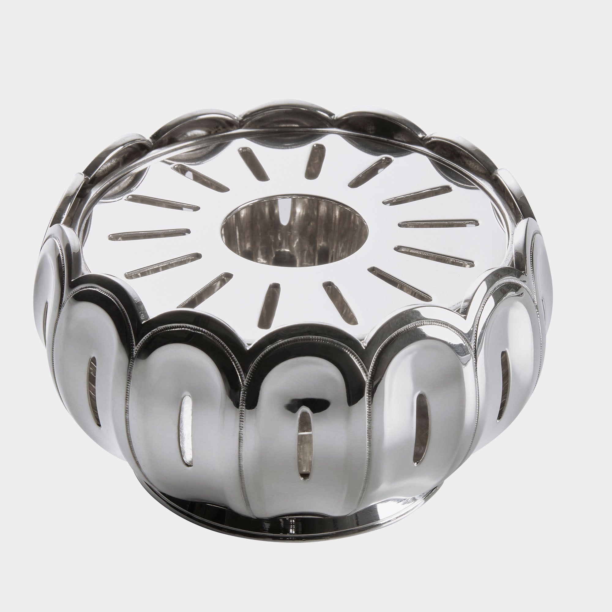 Koch & Bergfeld Stövchen aus massivem 925er Silber - Bild 1