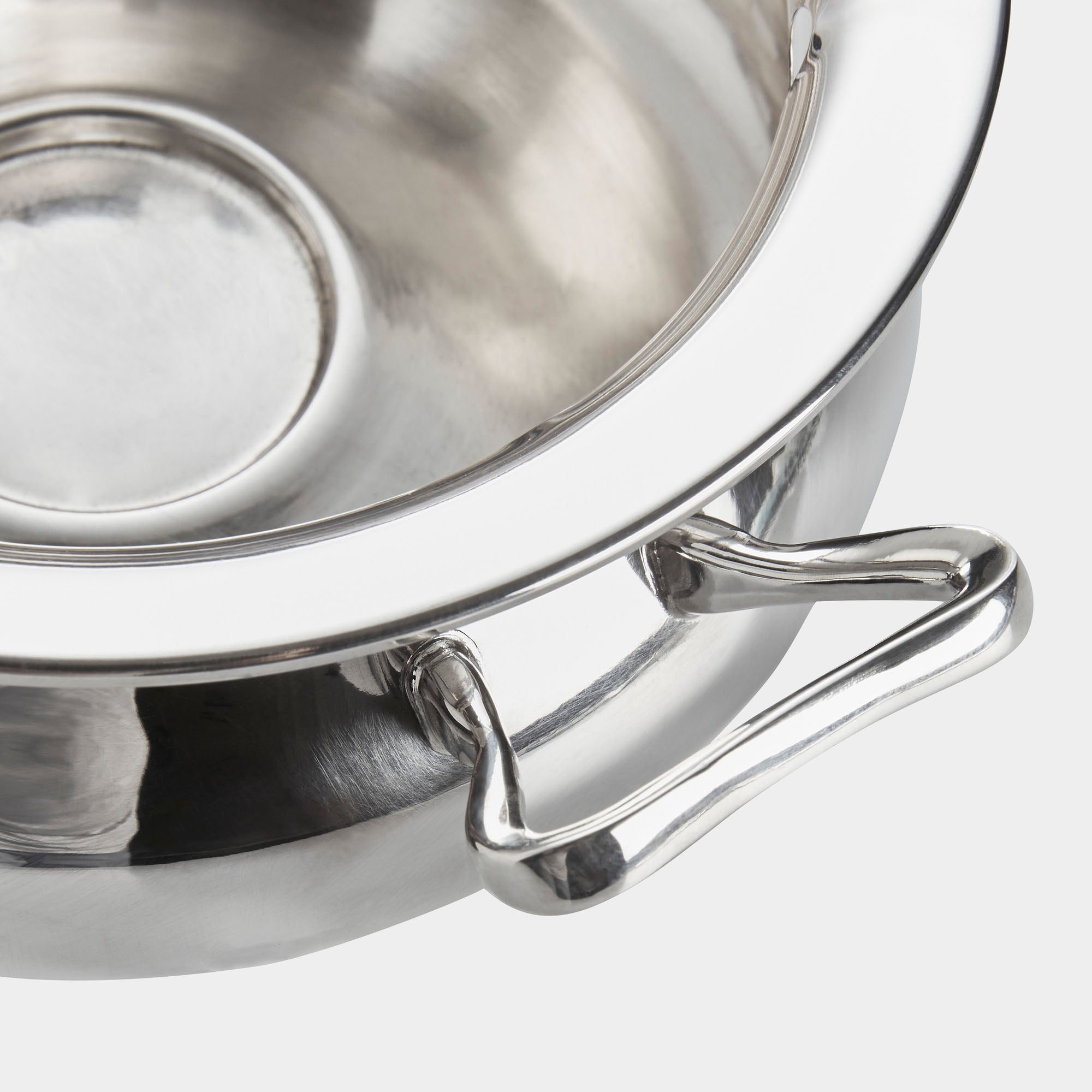 Hochwertiges 925er Silber-Stövchen mit Griffen - Bild 2