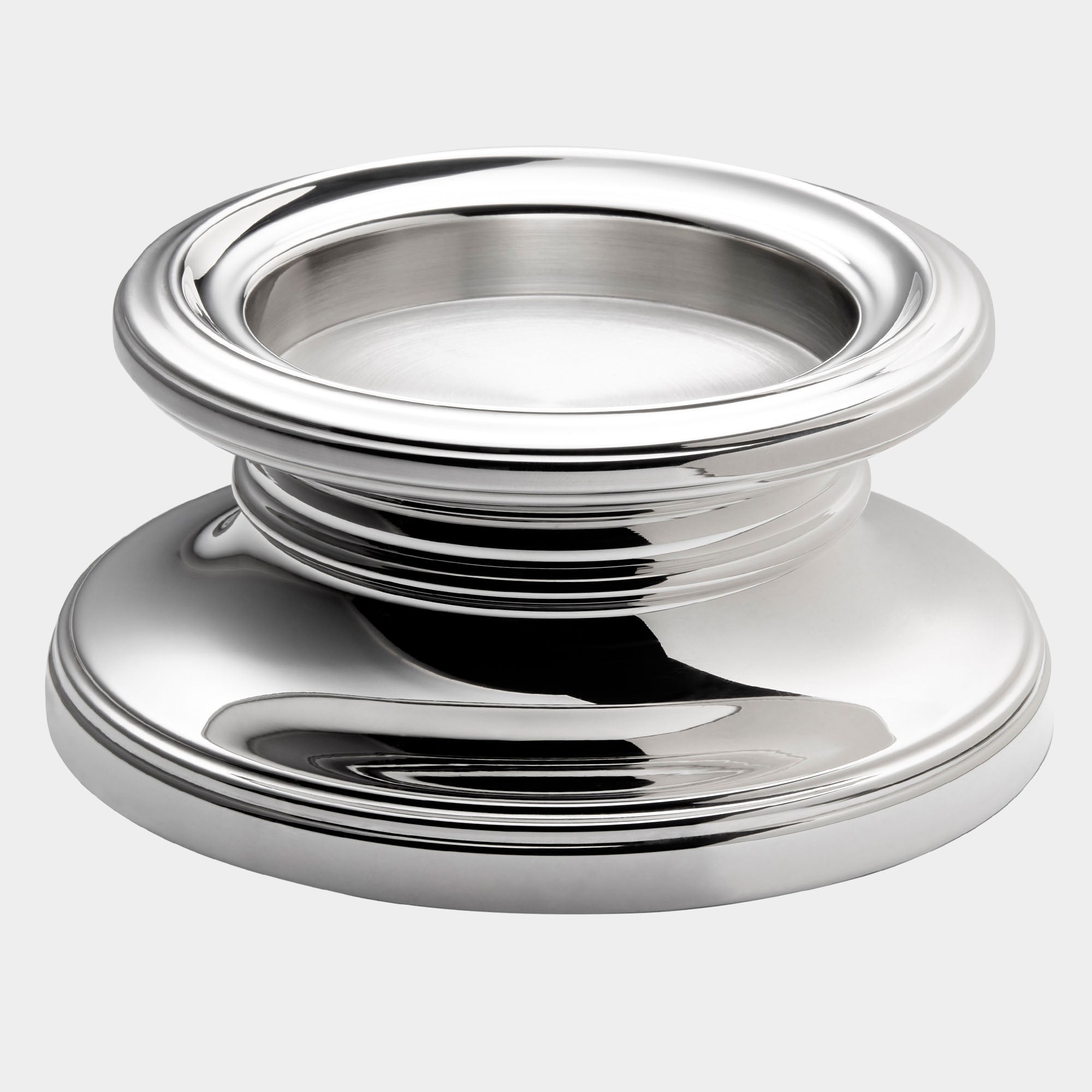 Edler 925er Echtsilber Stumpenleuchter - Englische Meisterarbeit - Bild 1