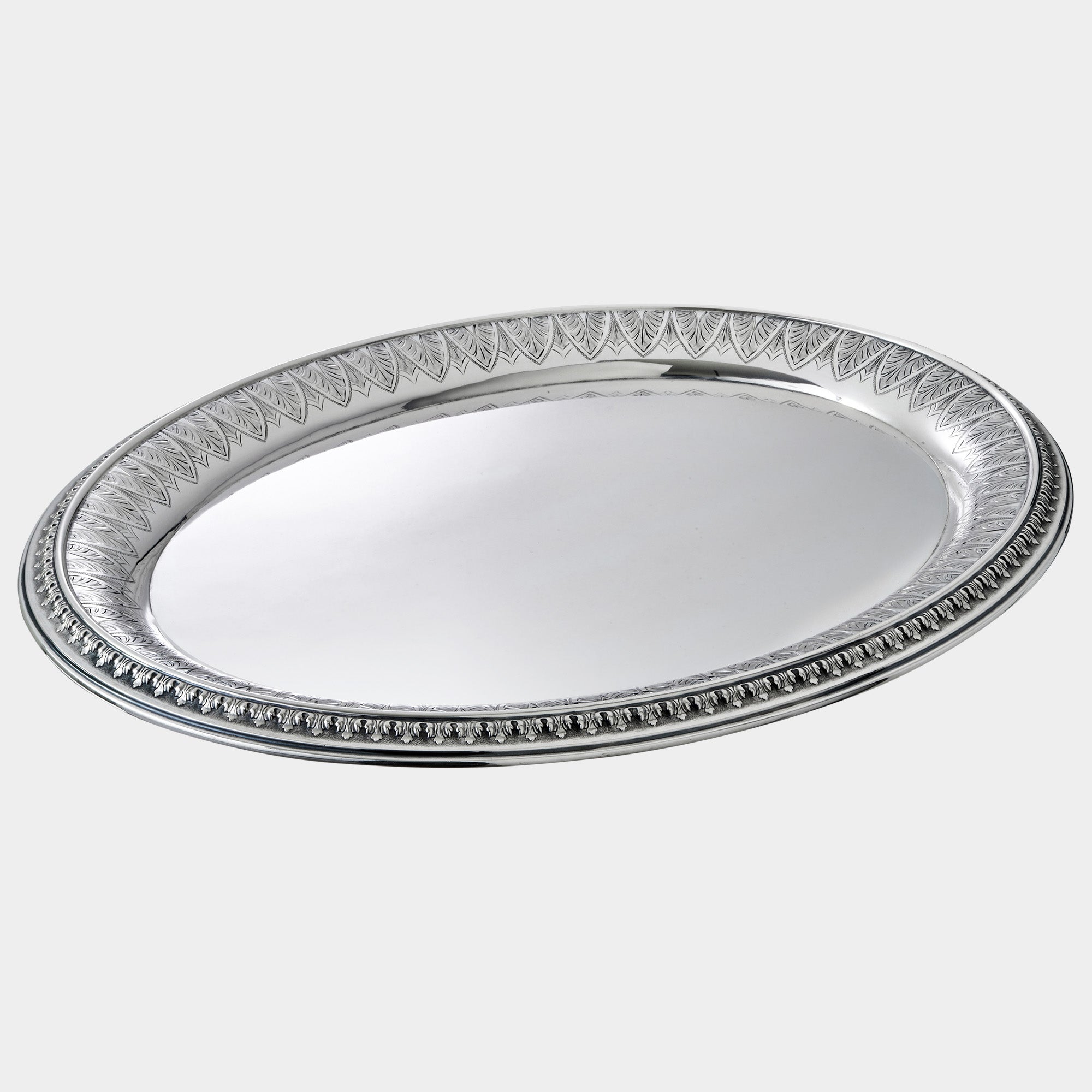 800er Echtsilber-Tablett um 1910-1911 - Bild 1