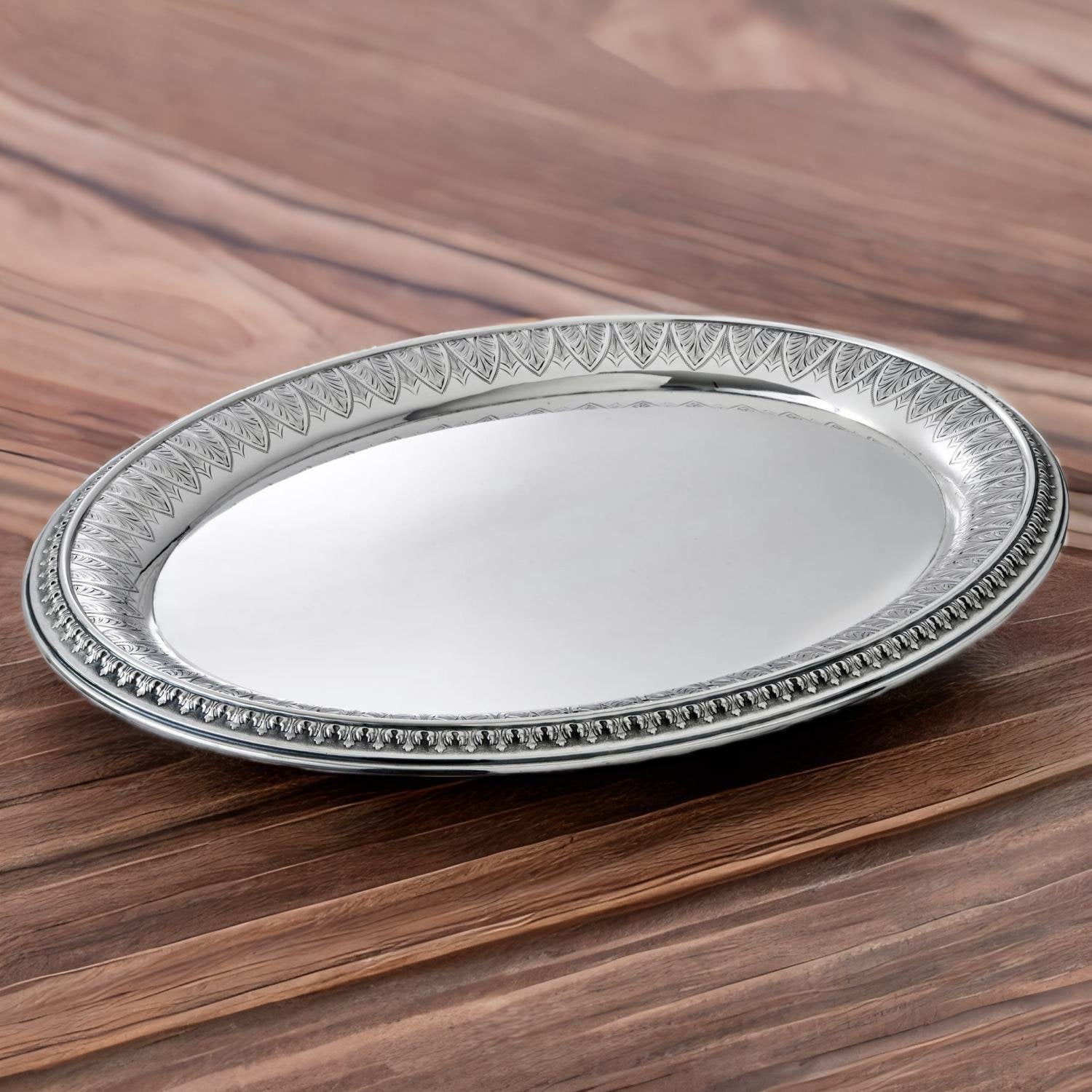 800er Echtsilber-Tablett um 1910-1911 - Bild 5