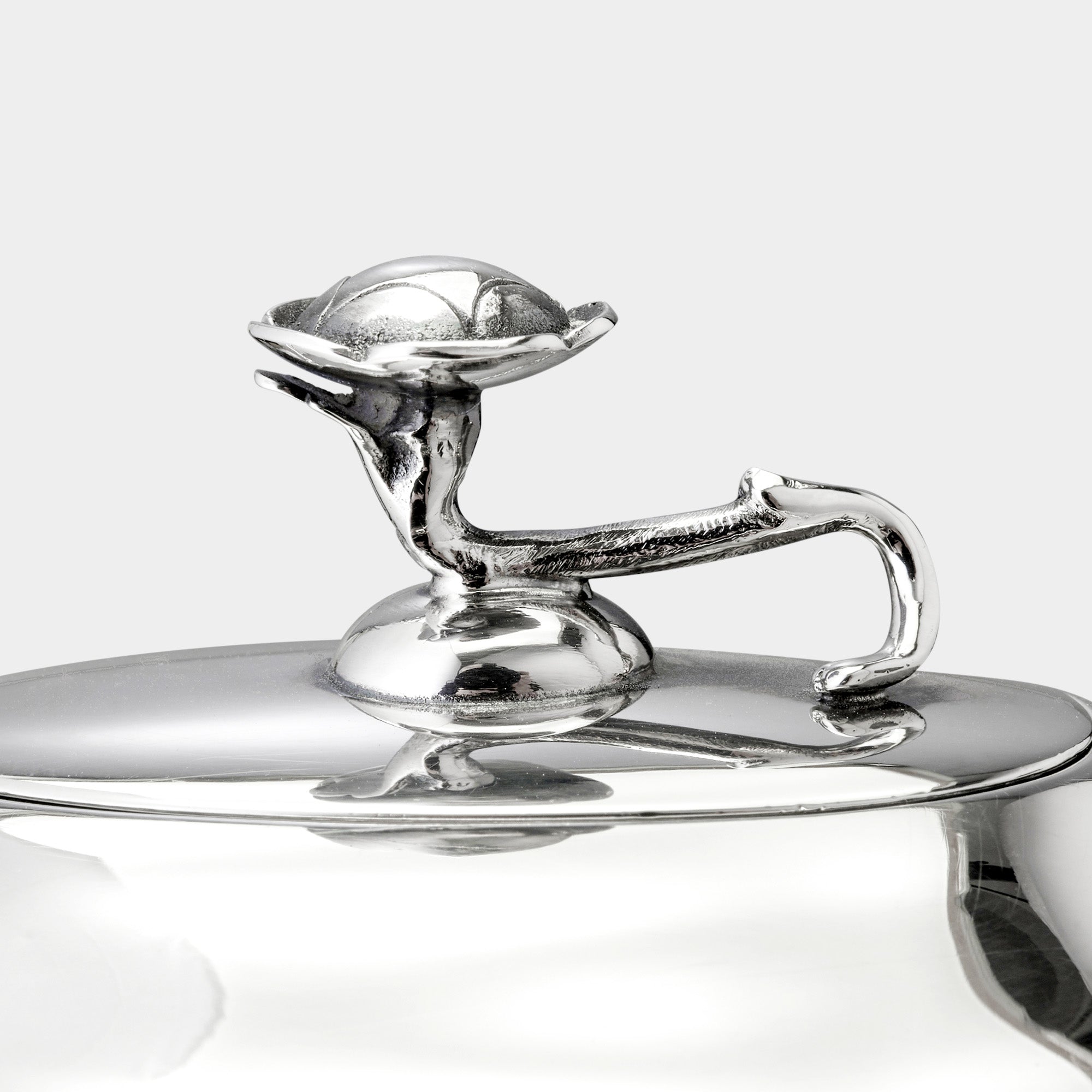 Teekännchen auf Stövchen in 925er Echtsilber - Bild 2