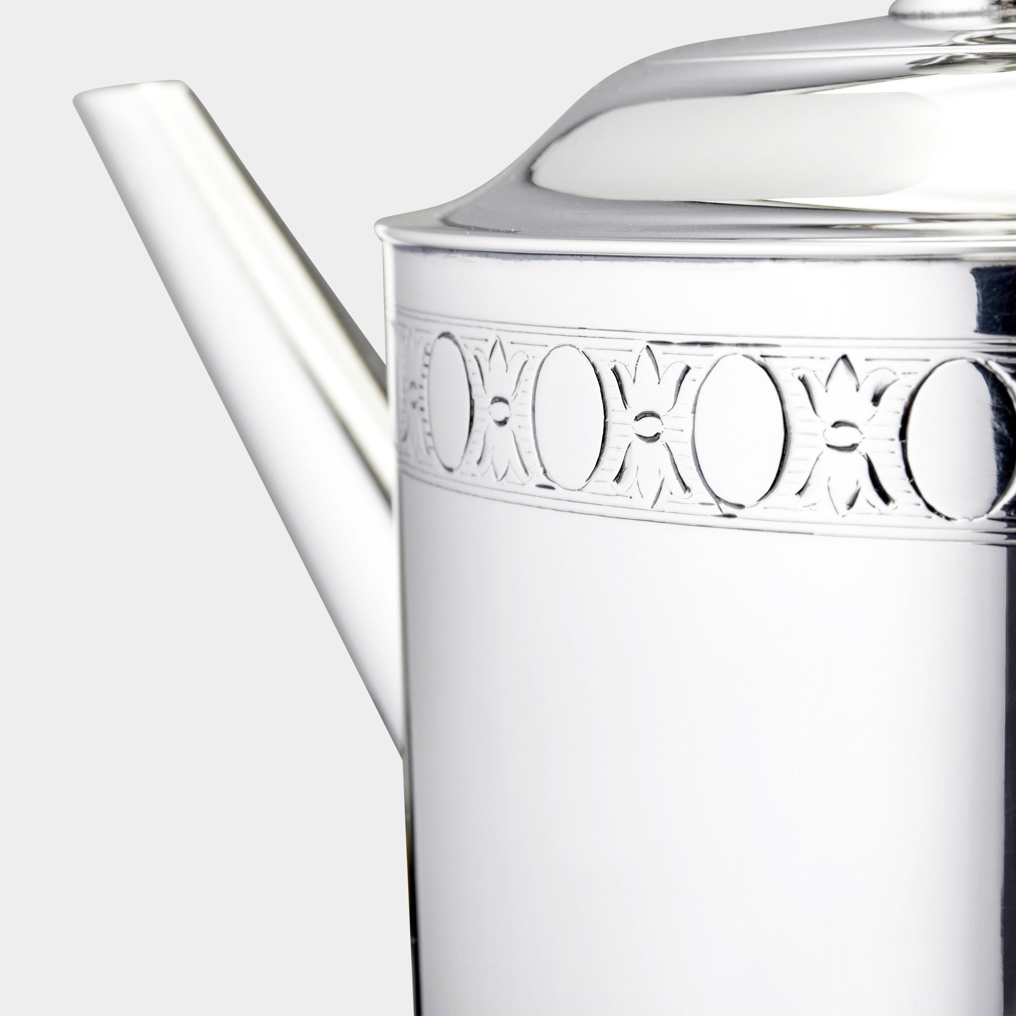 Teekännchen auf Stövchen in 925er Echtsilber - Bild 4