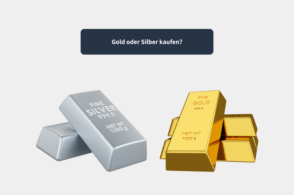 Gold oder Silber kaufen? 
