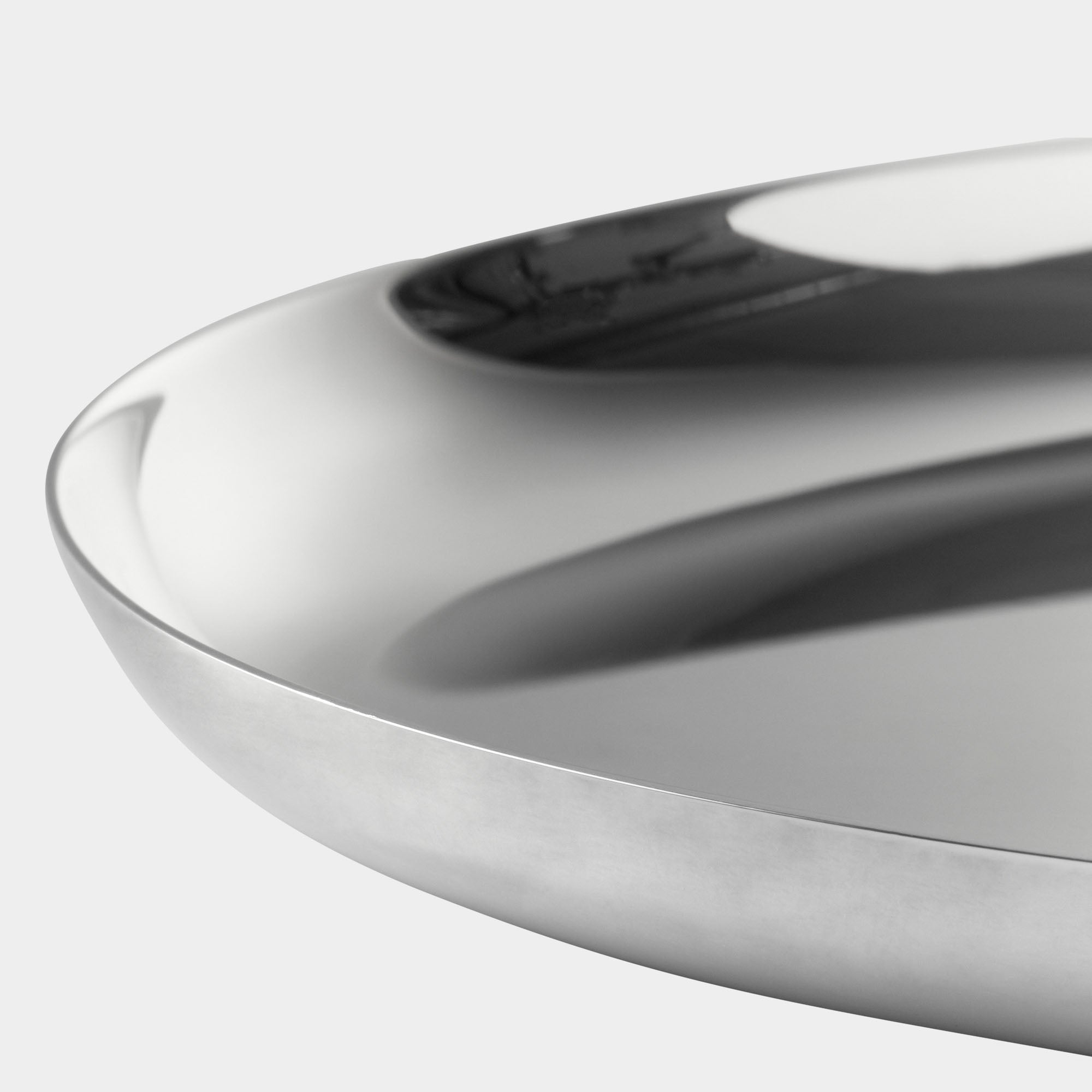 Elegantes ovales 925er Echtsilber-Tablett - Bild 3