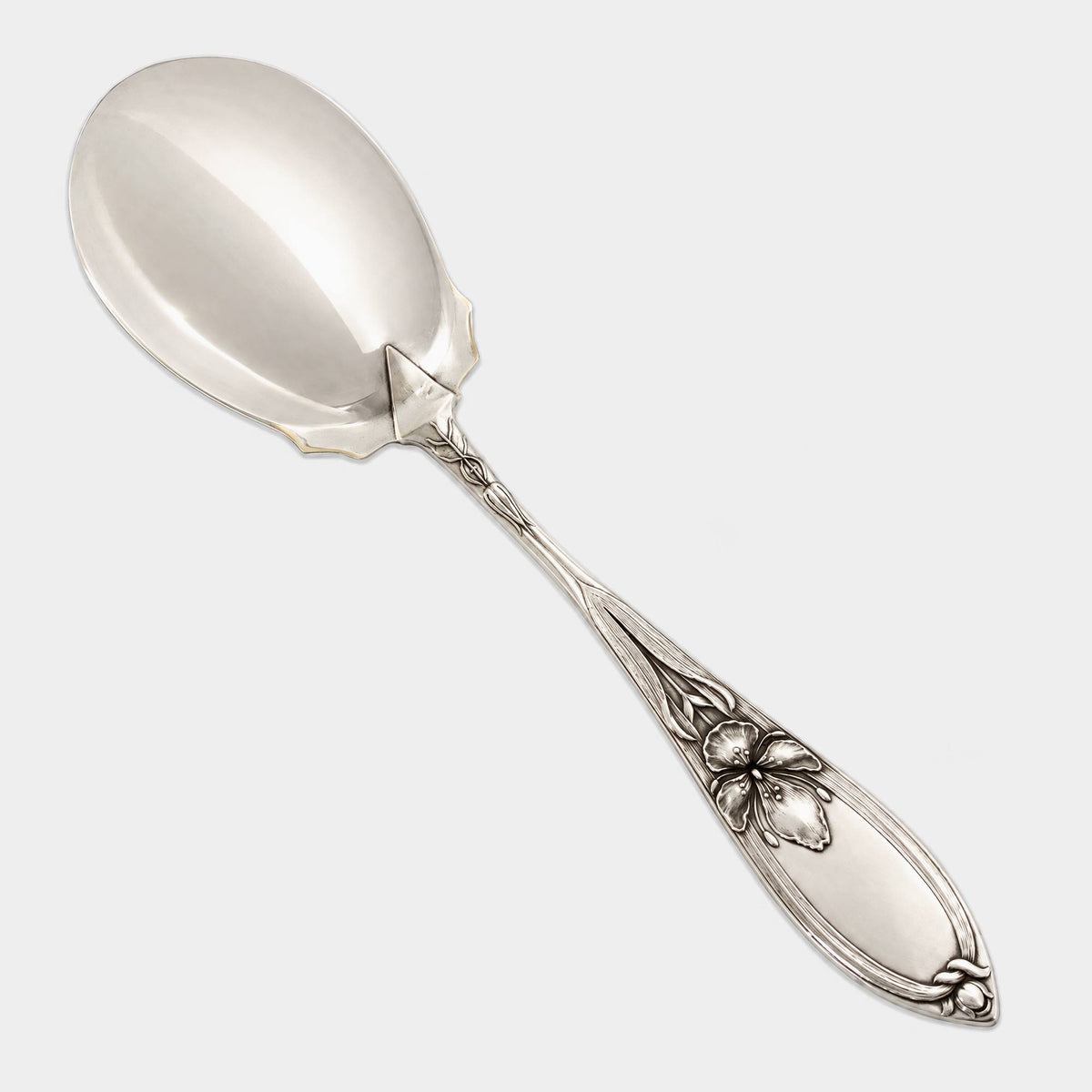 Jugendstil Servierlöffel aus 800er Silber - Koch & Bergfeld - Bild 2