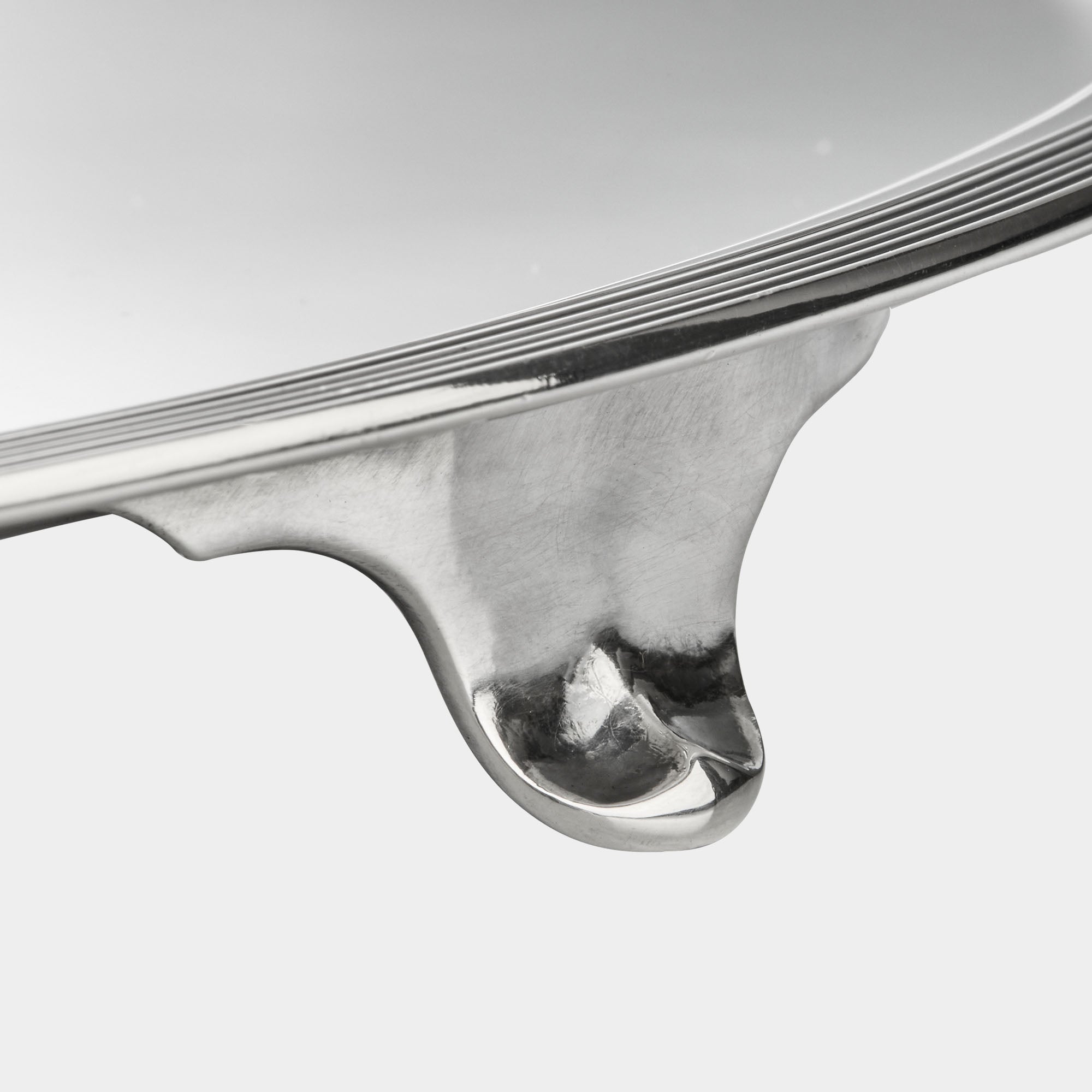 925er Silber-Salver auf Füßchen