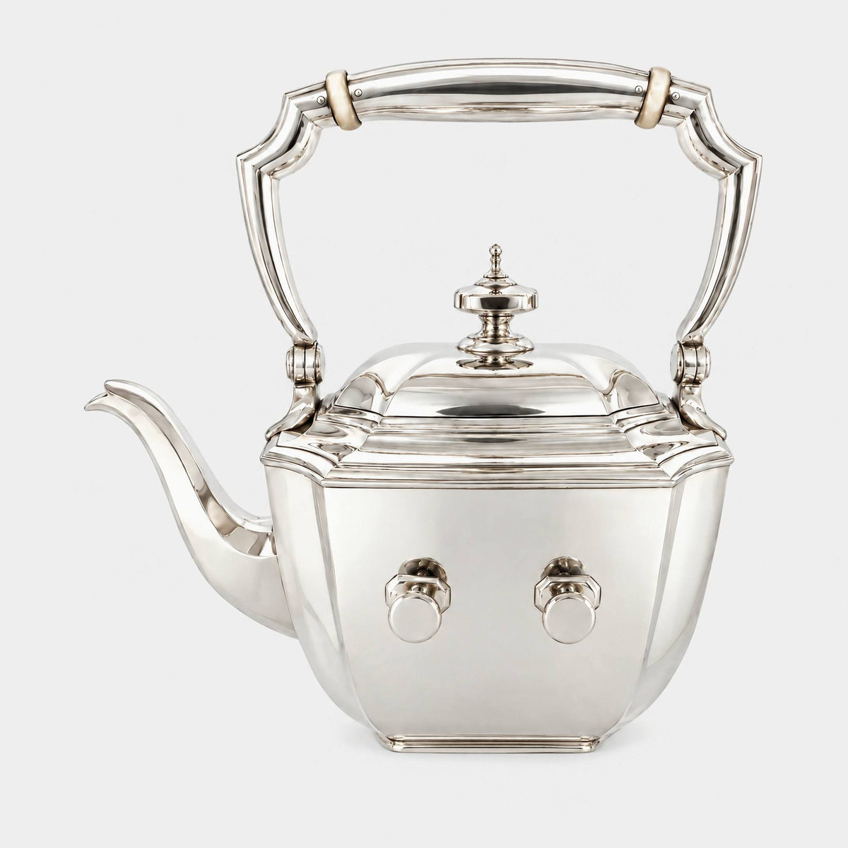 Tiffany & Co. Wasserkessel mit Gestell und Brenner aus 925er Silber - Bild 3