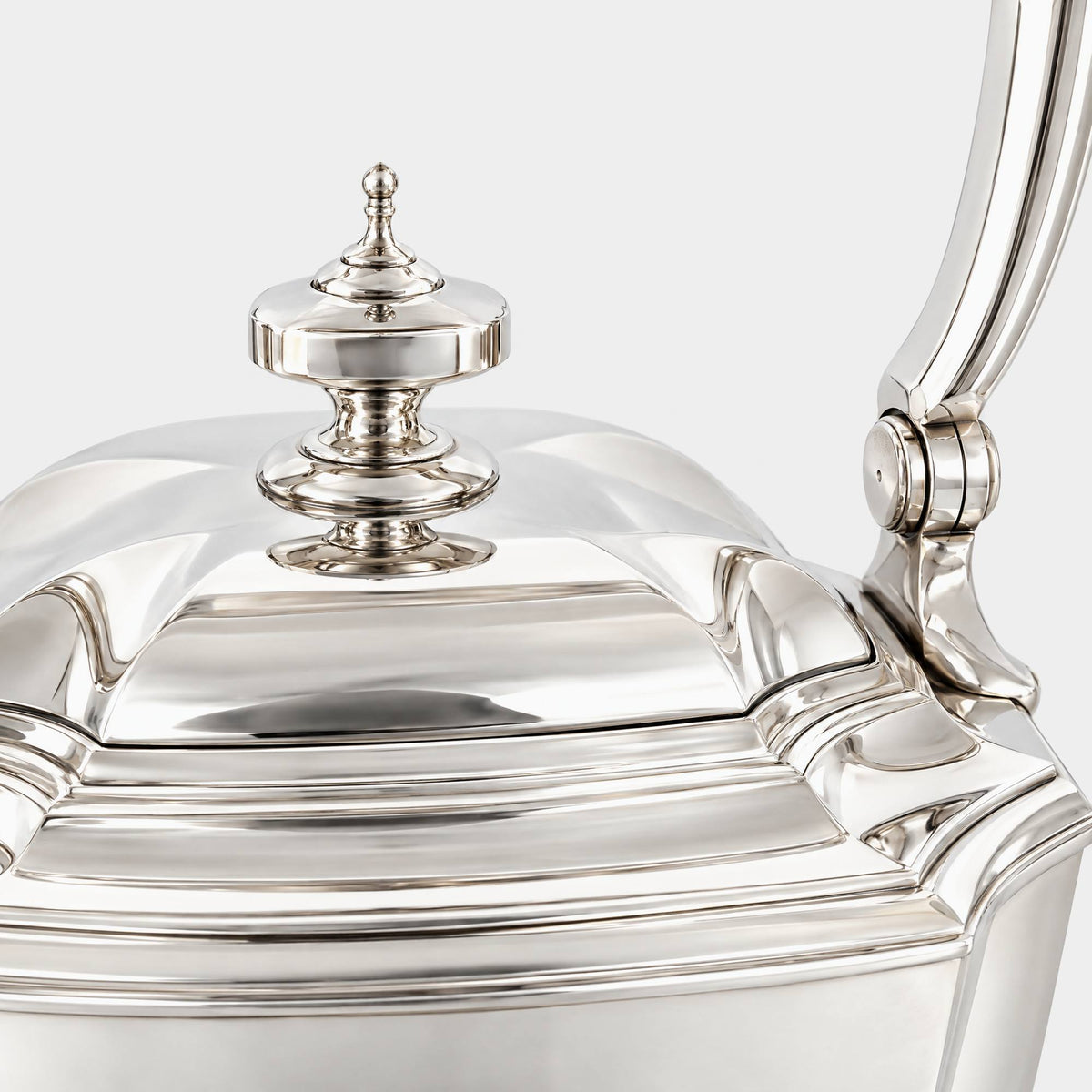 Tiffany & Co. Wasserkessel mit Gestell und Brenner aus 925er Silber - Bild 7