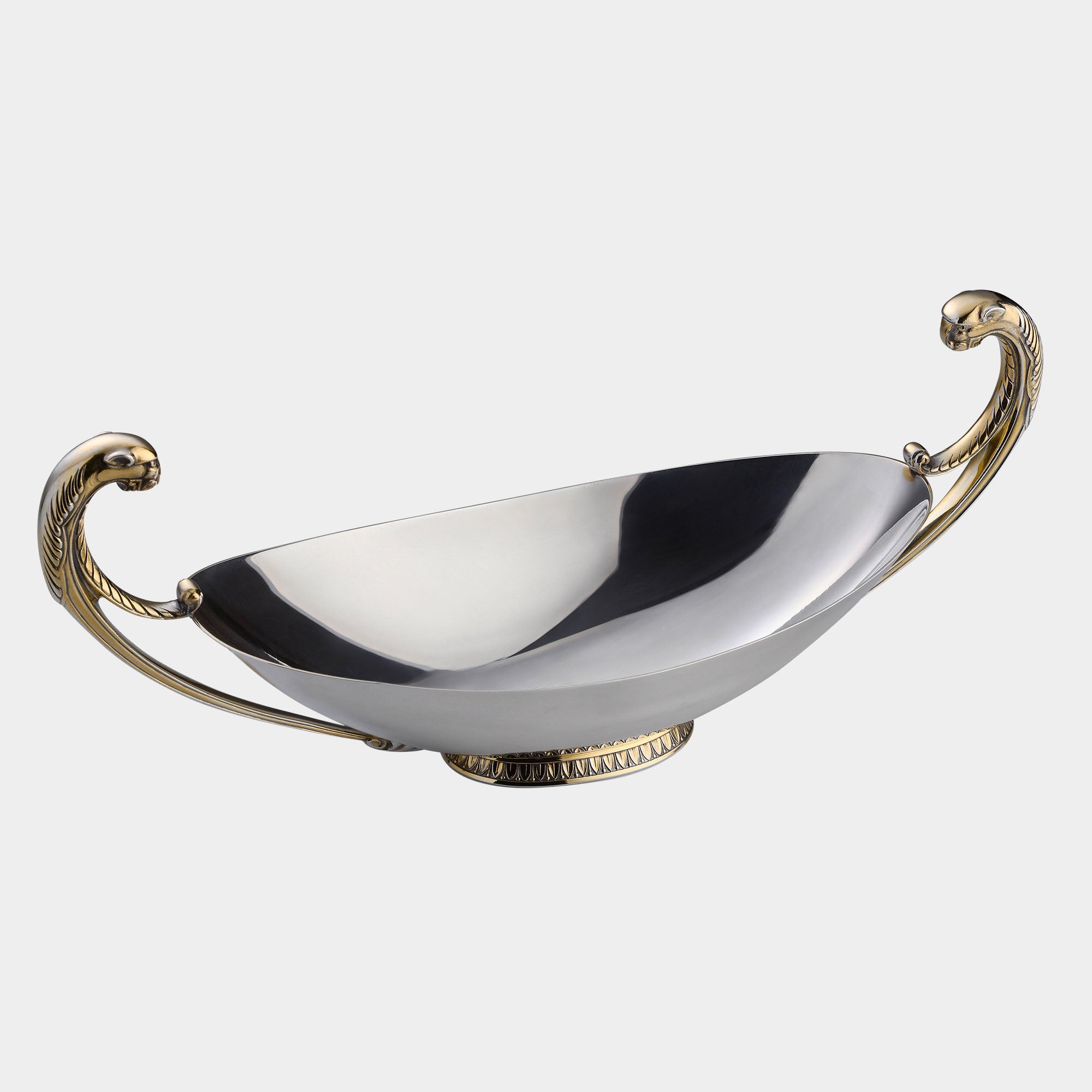 Elegante 925er Silberschale auf Fuß von Koch & Bergfeld - Bild 1