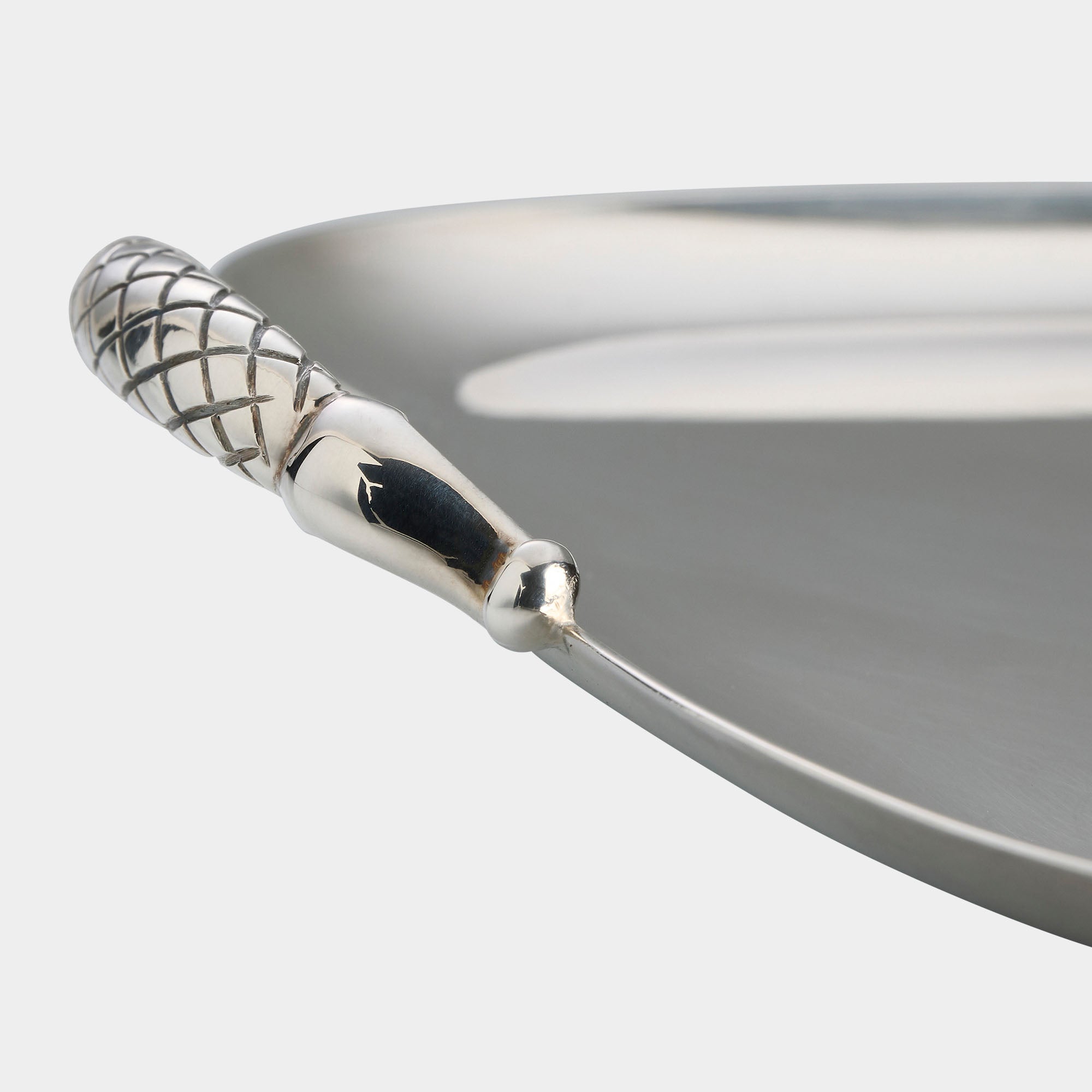 Tablett m. Schlangendekorgriffen Koch & Bergfeld rechteckig - Bild 2