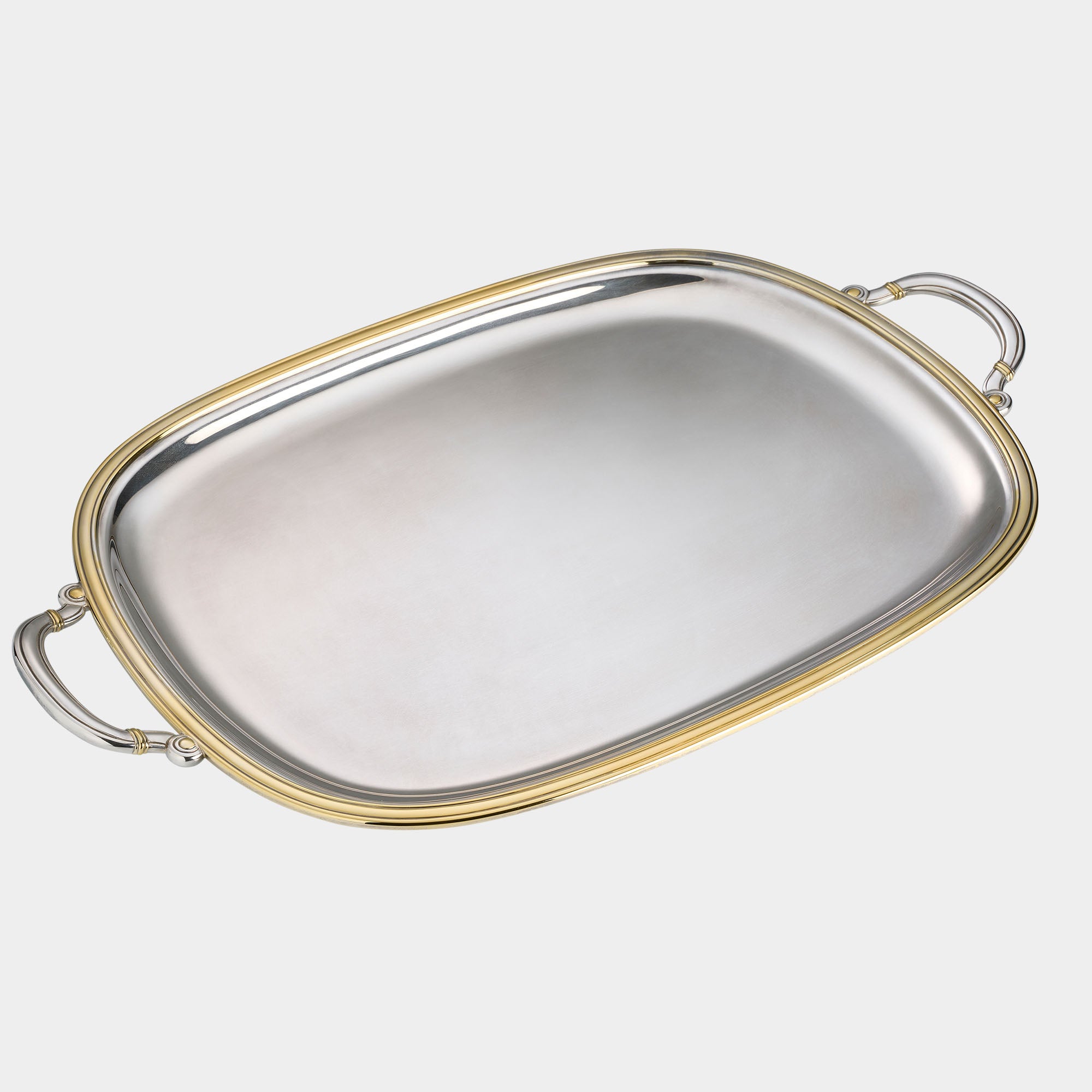 Exklusives 925er Silbertablett (Paloma Picasso Design) - teilvergoldet - Bild 1