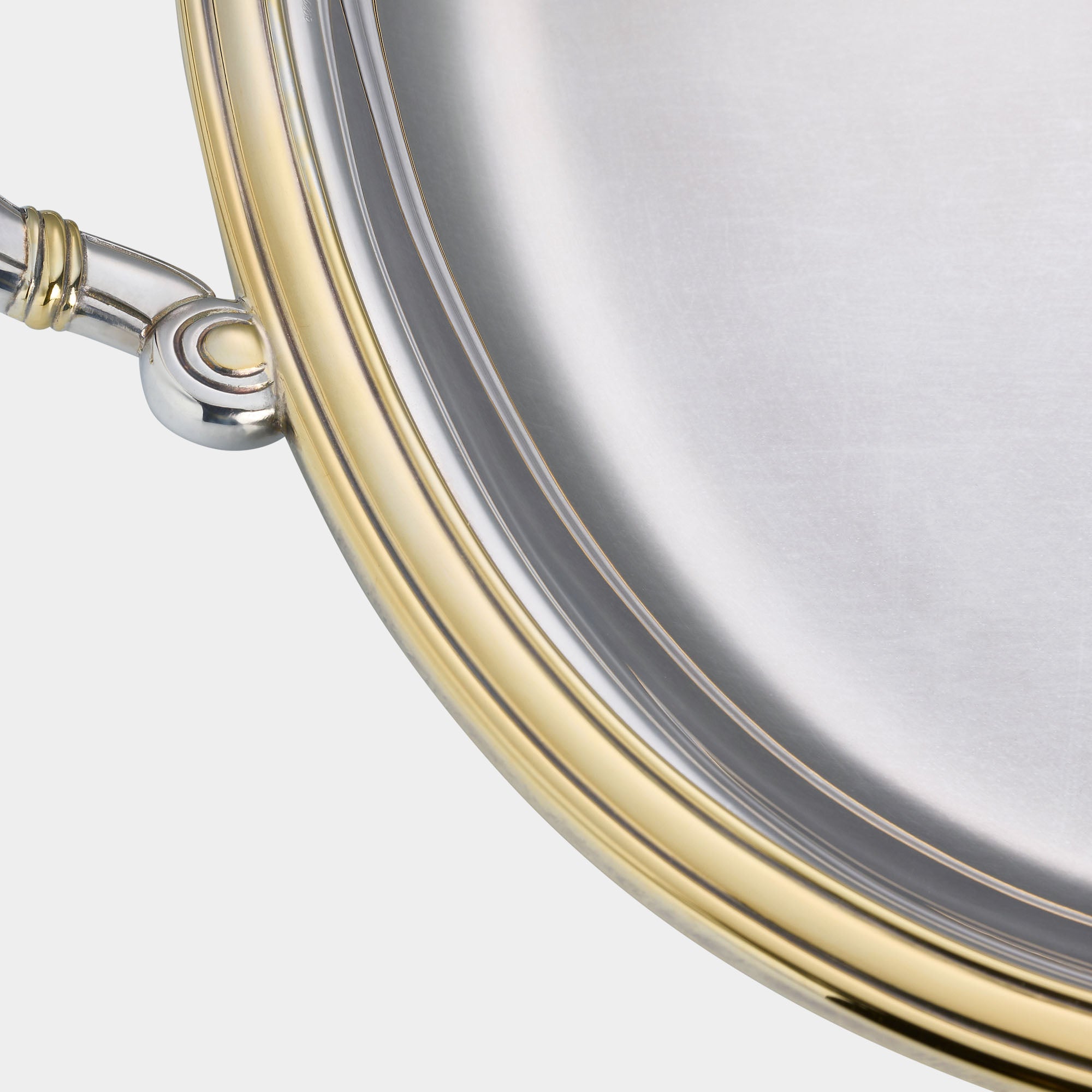 Exklusives 925er Silbertablett (Paloma Picasso Design) - teilvergoldet - Bild 2