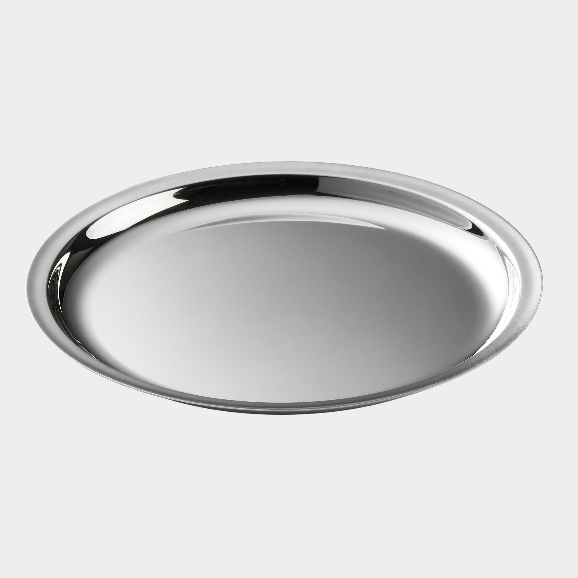 925er Silber-Gläserteller mit schlichtem Rand