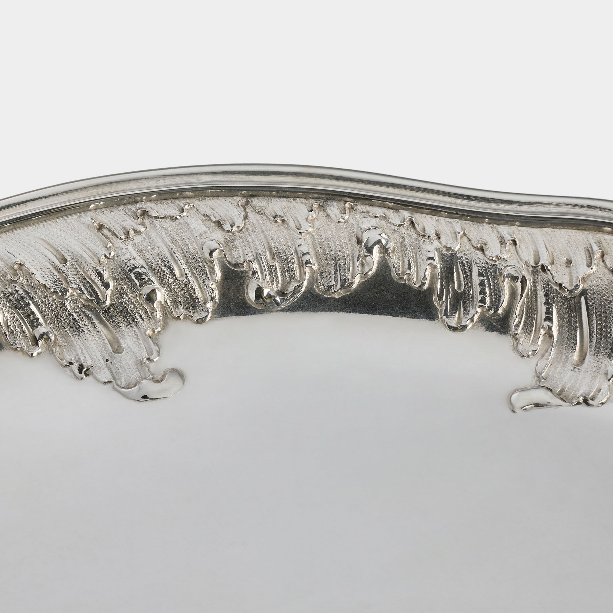 Ovales 800er Silbertablett - Wilkens, Bremen - Bild 2